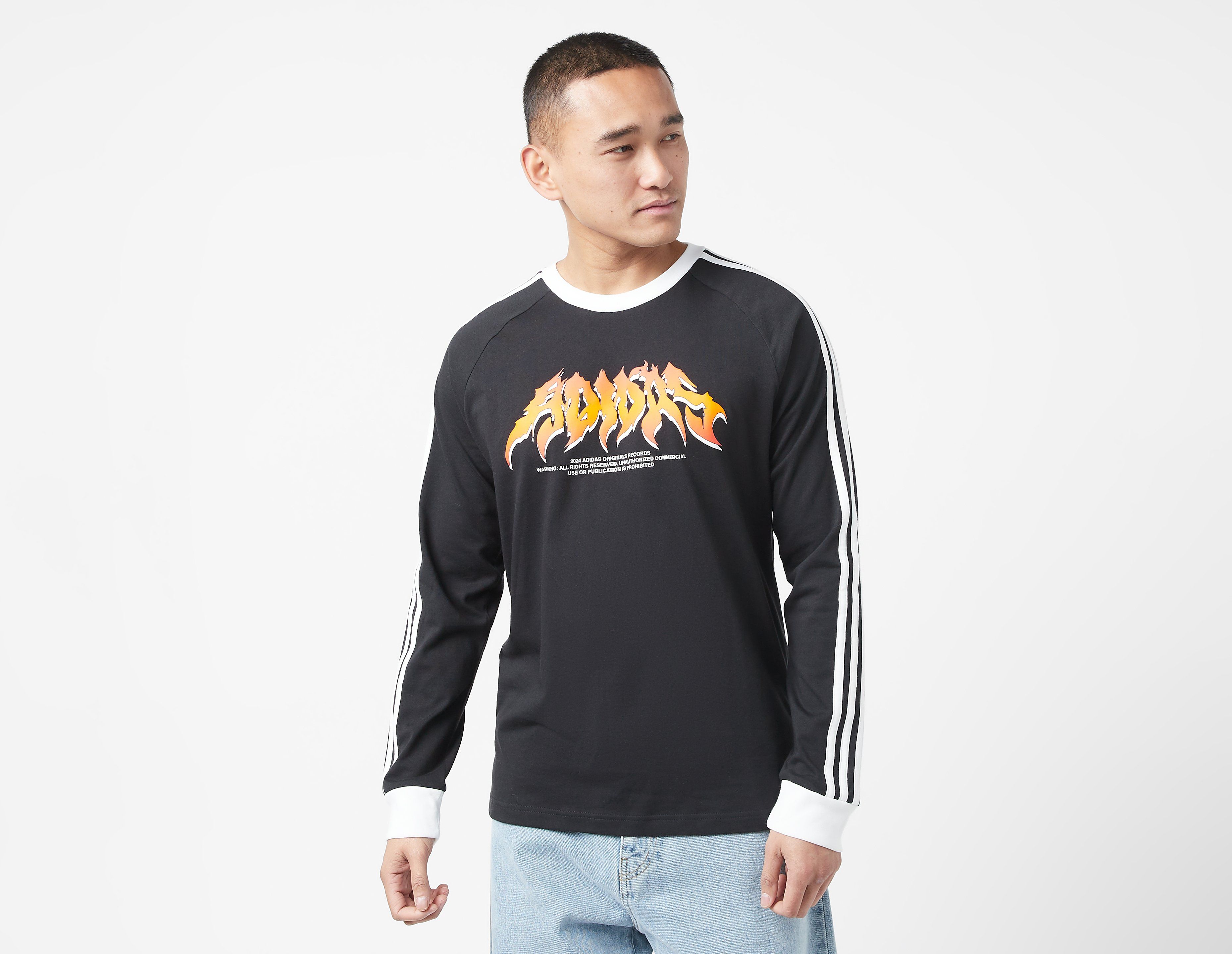adidas Originals Flames Long Sleeve T-Shirt