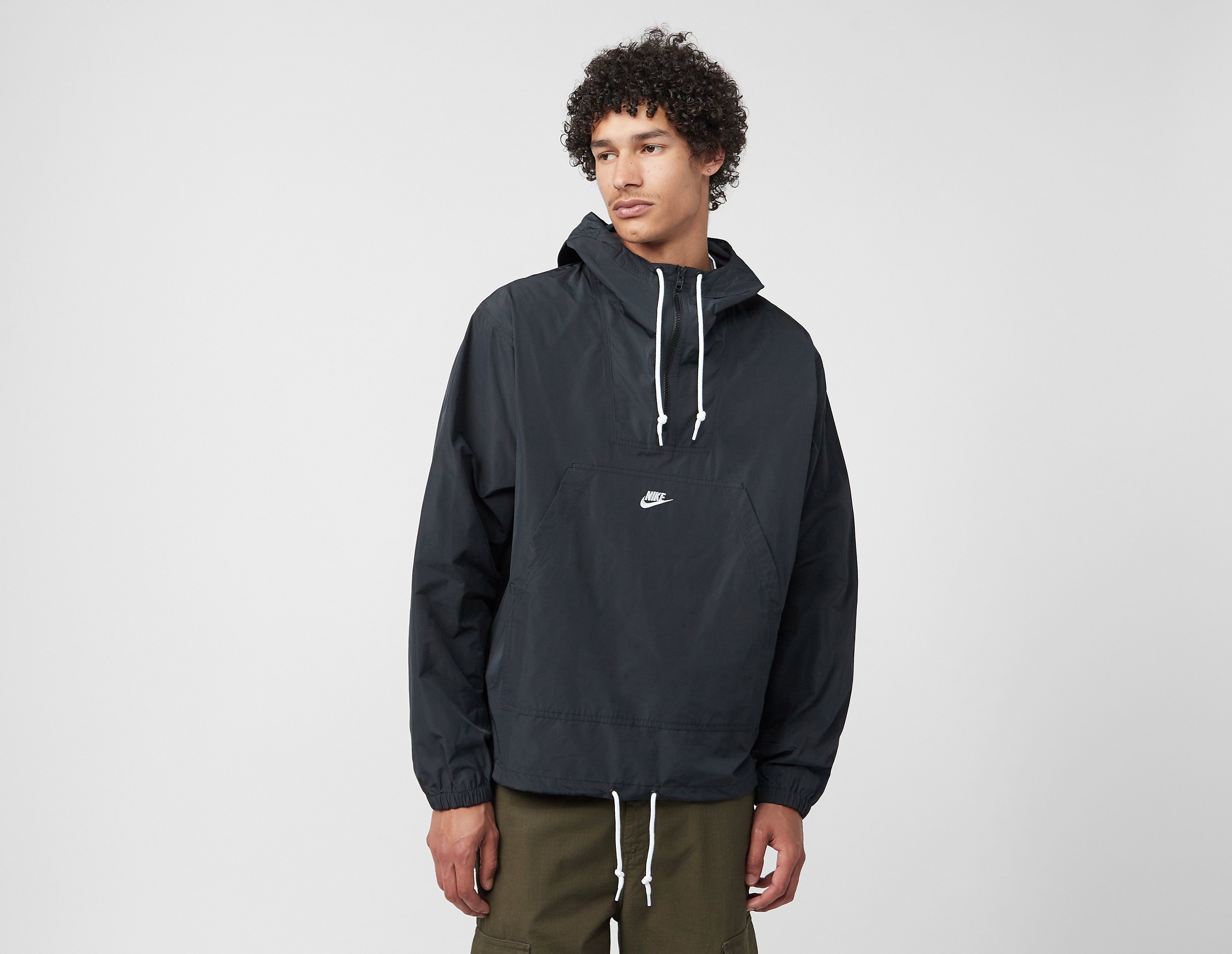 Nike Club Marina Anorak Jacket, Black