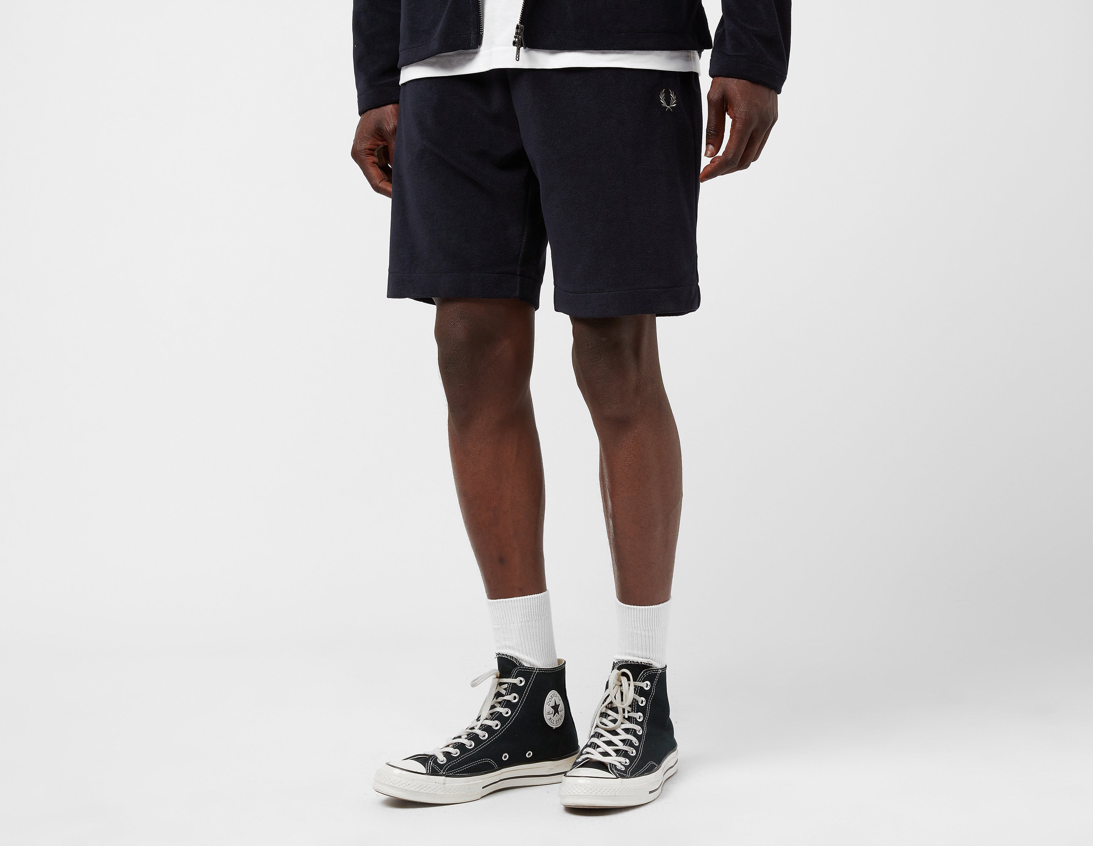 Fred Perry Towelling Shorts, Navy