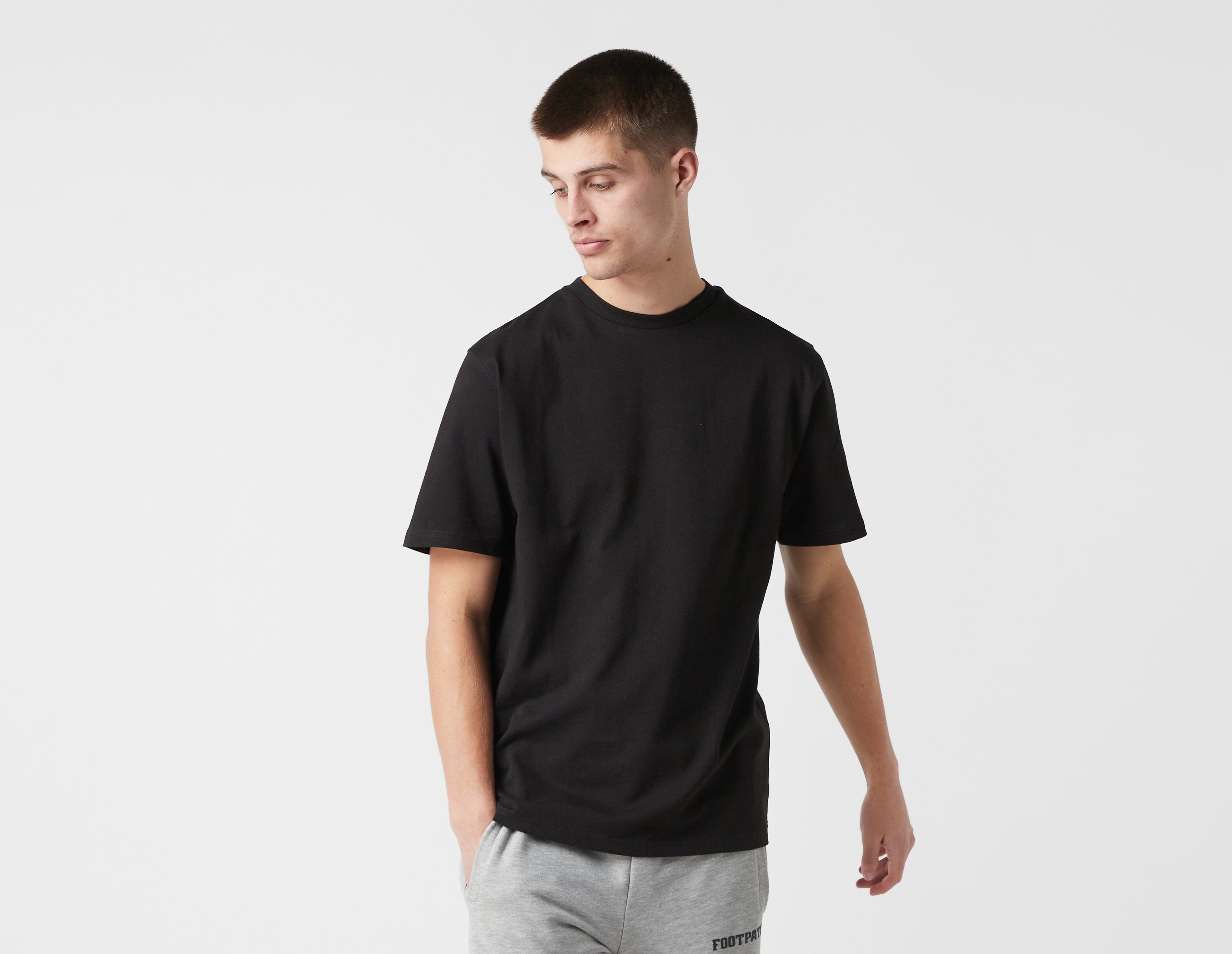 footpatrol 2-pack blank t-shirts, black