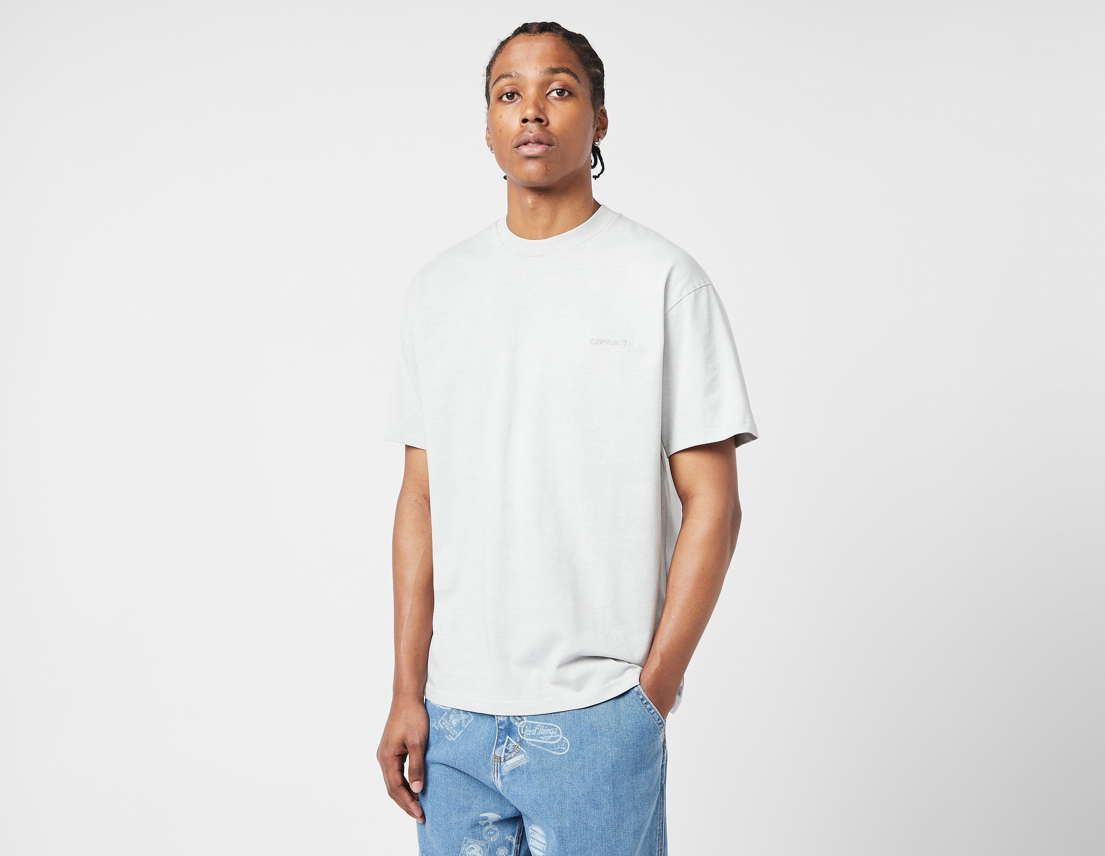 Carhartt WIP Duster Script T-Shirt, Grey