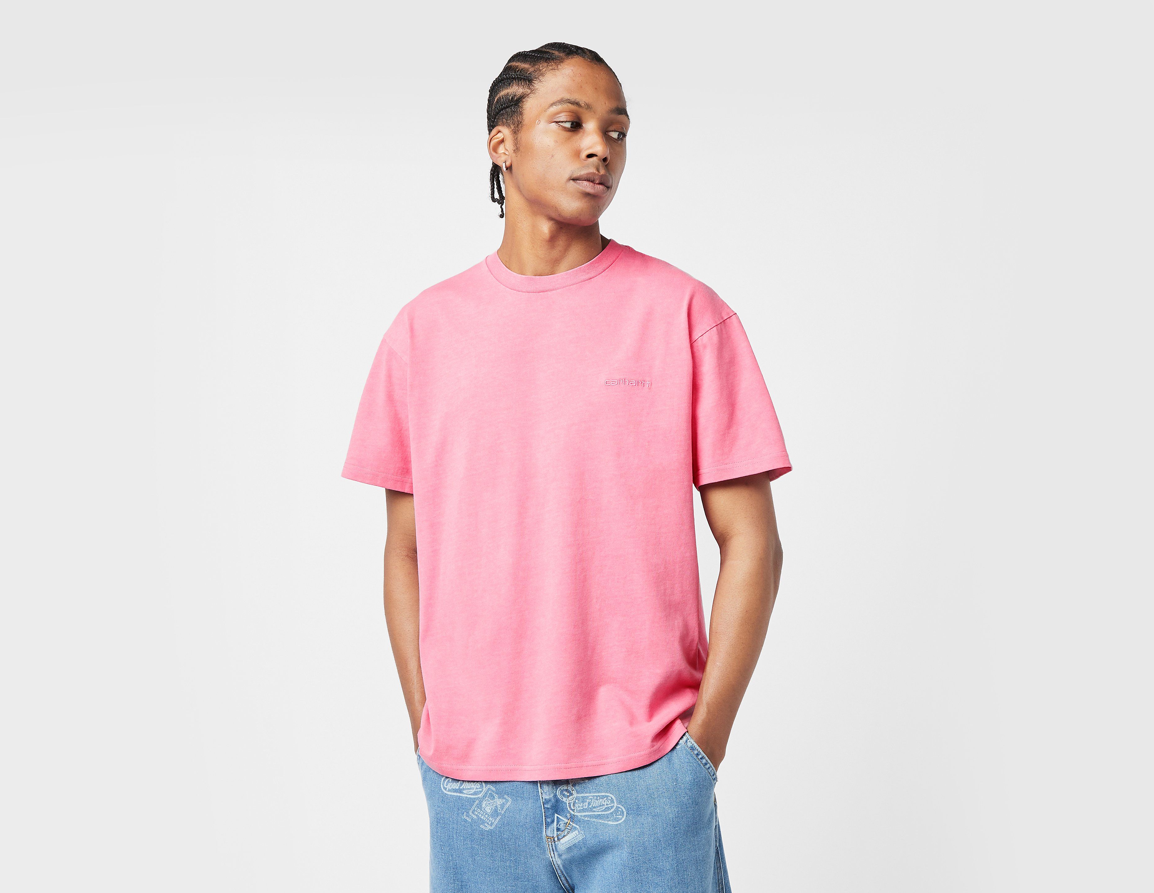 Carhartt WIP Duster Script T-Shirt, Pink