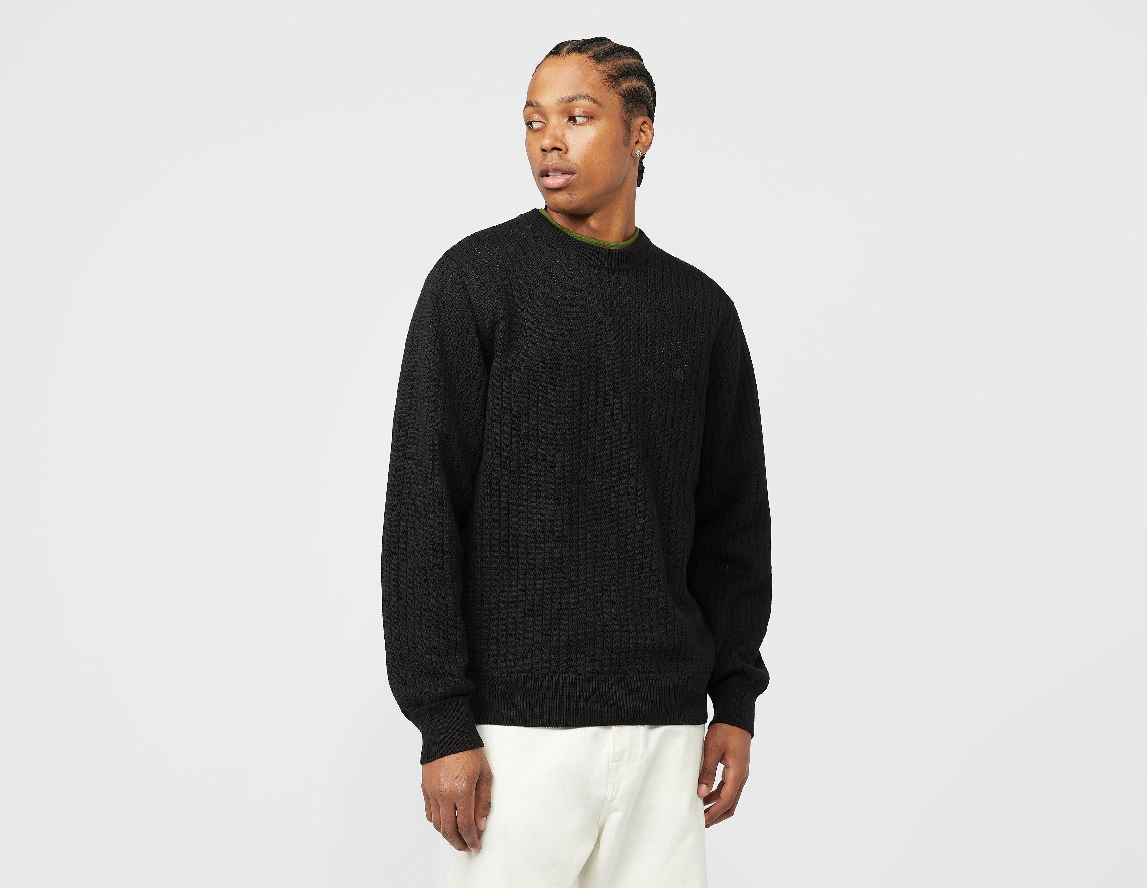 Carhartt WIP Caleb Knit Sweater, Black