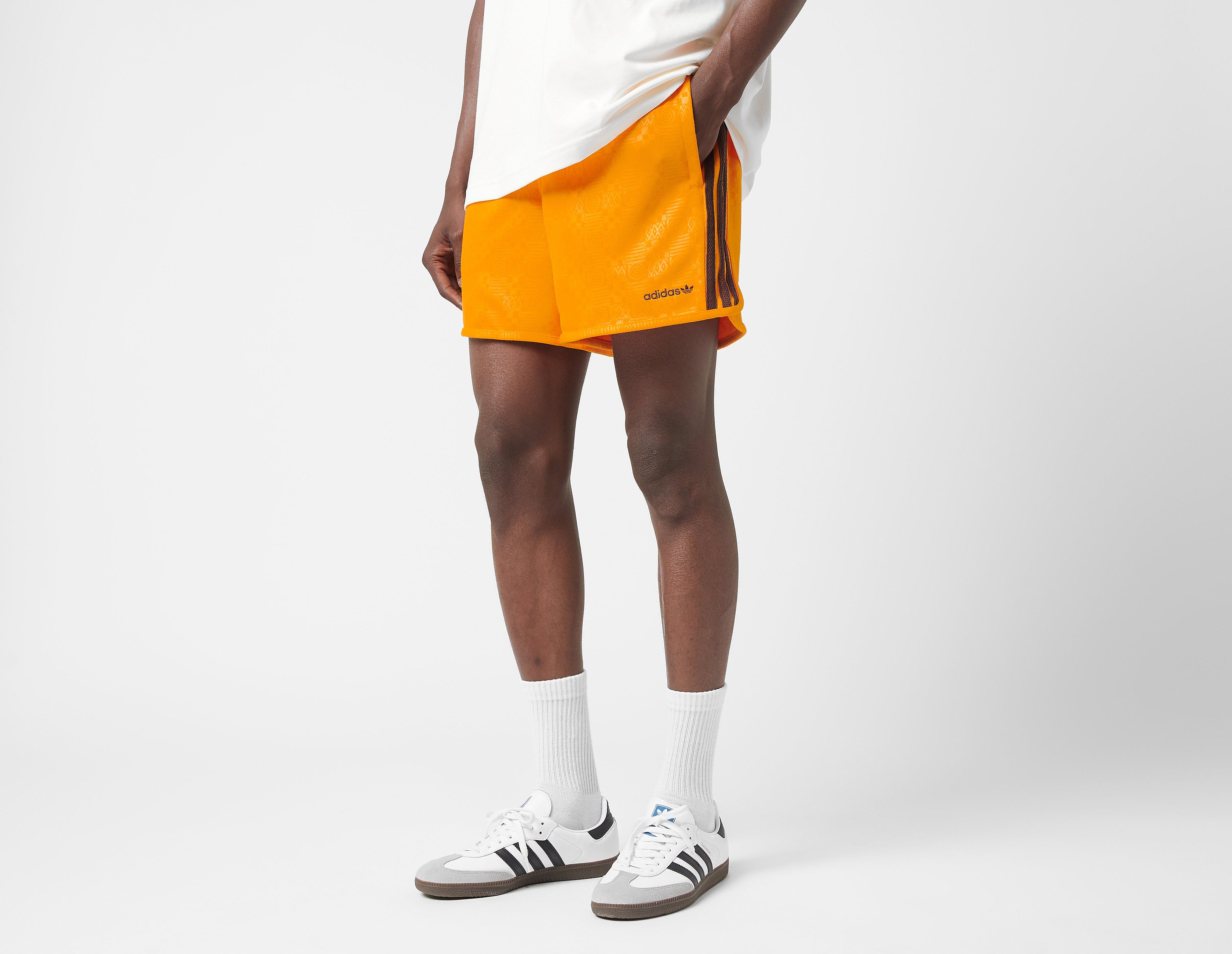 Adidas Originals 80's Embossed Sprinter Shorts, Orange