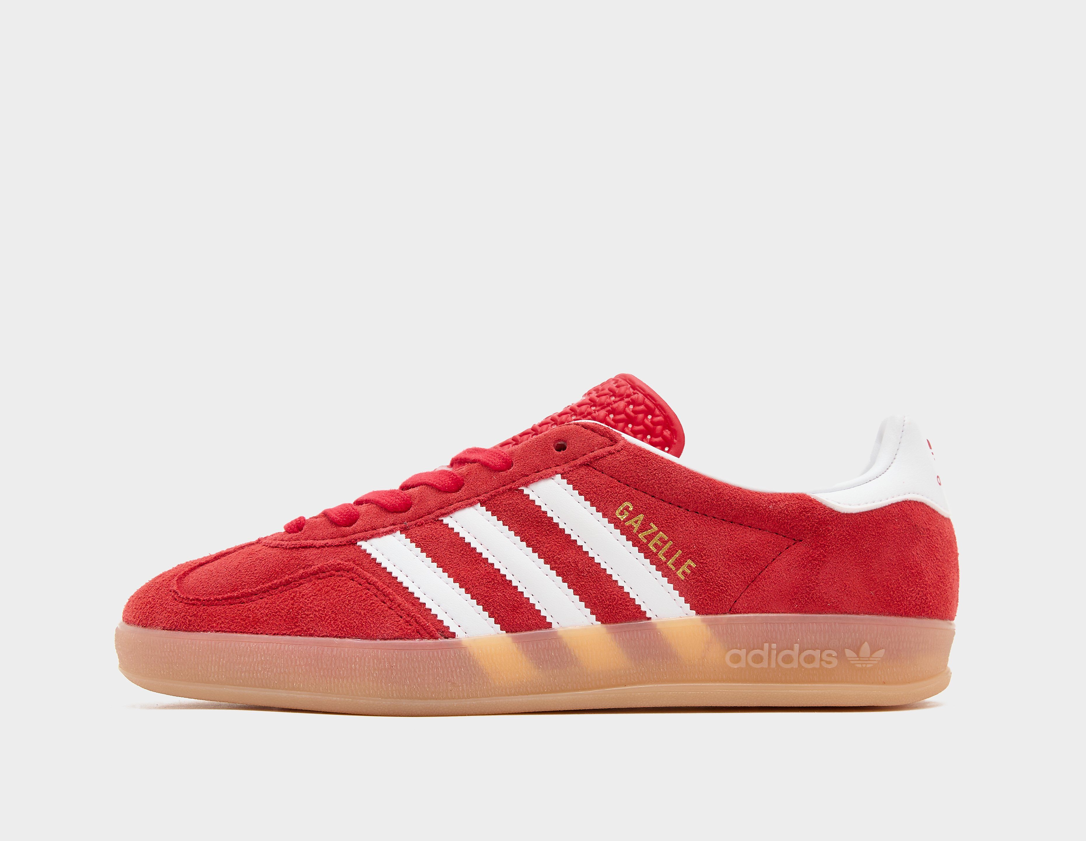 adidas Originals Gazelle Indoor para mujer, rojo
