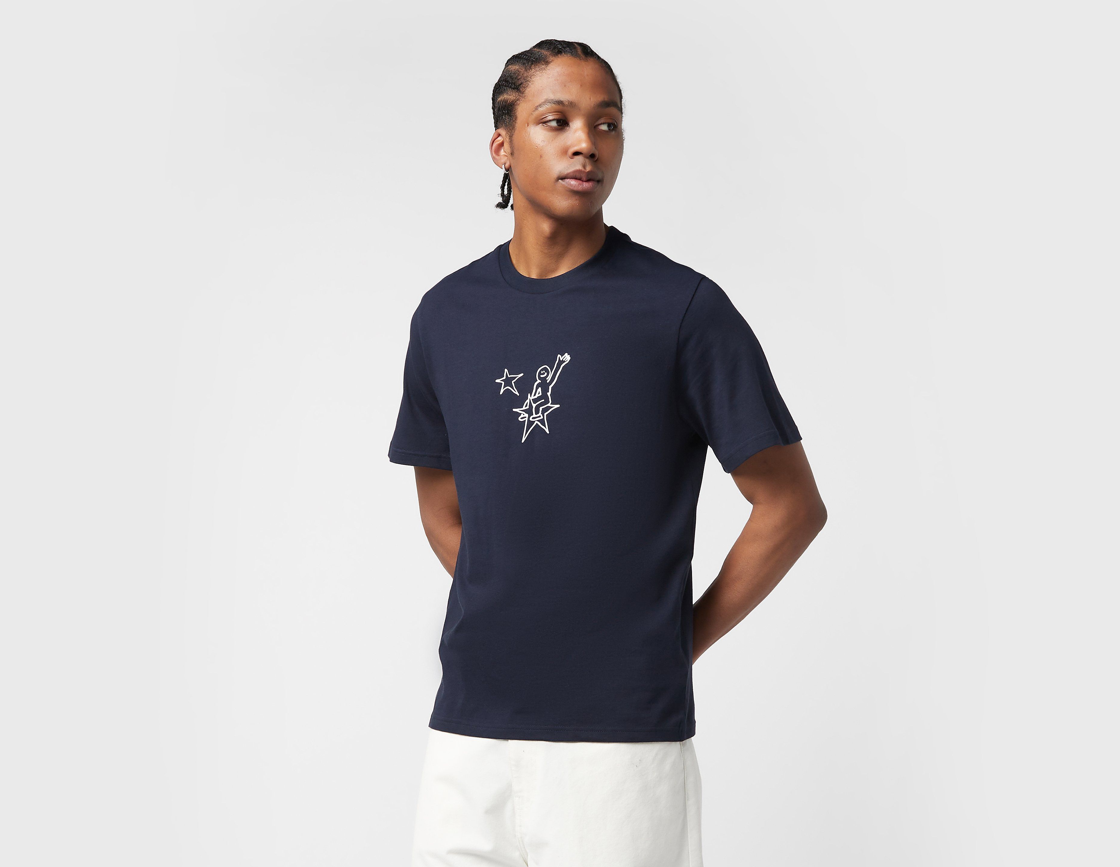 adidas Skateboarding Skateboarding Shmoofoil Star Rider T-Shirt, Navy