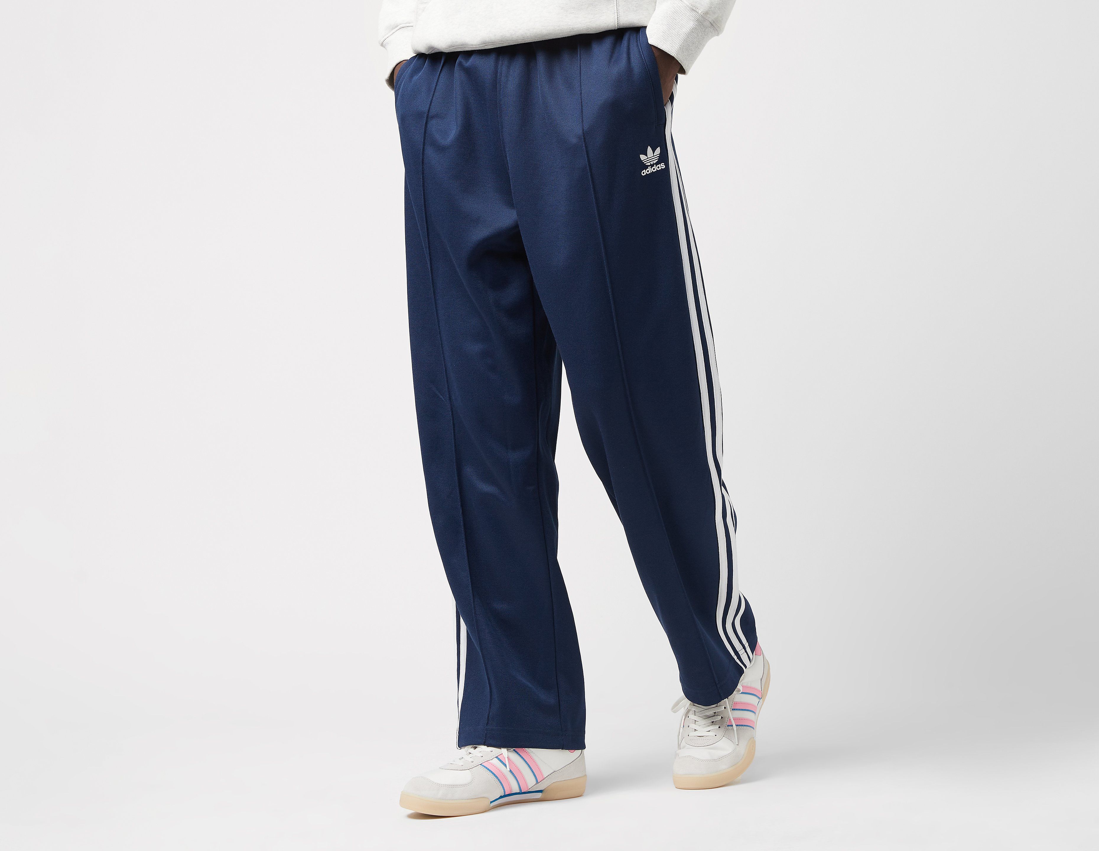 Adidas Originals Adicolor Baggy Firebird Track Pants, Navy