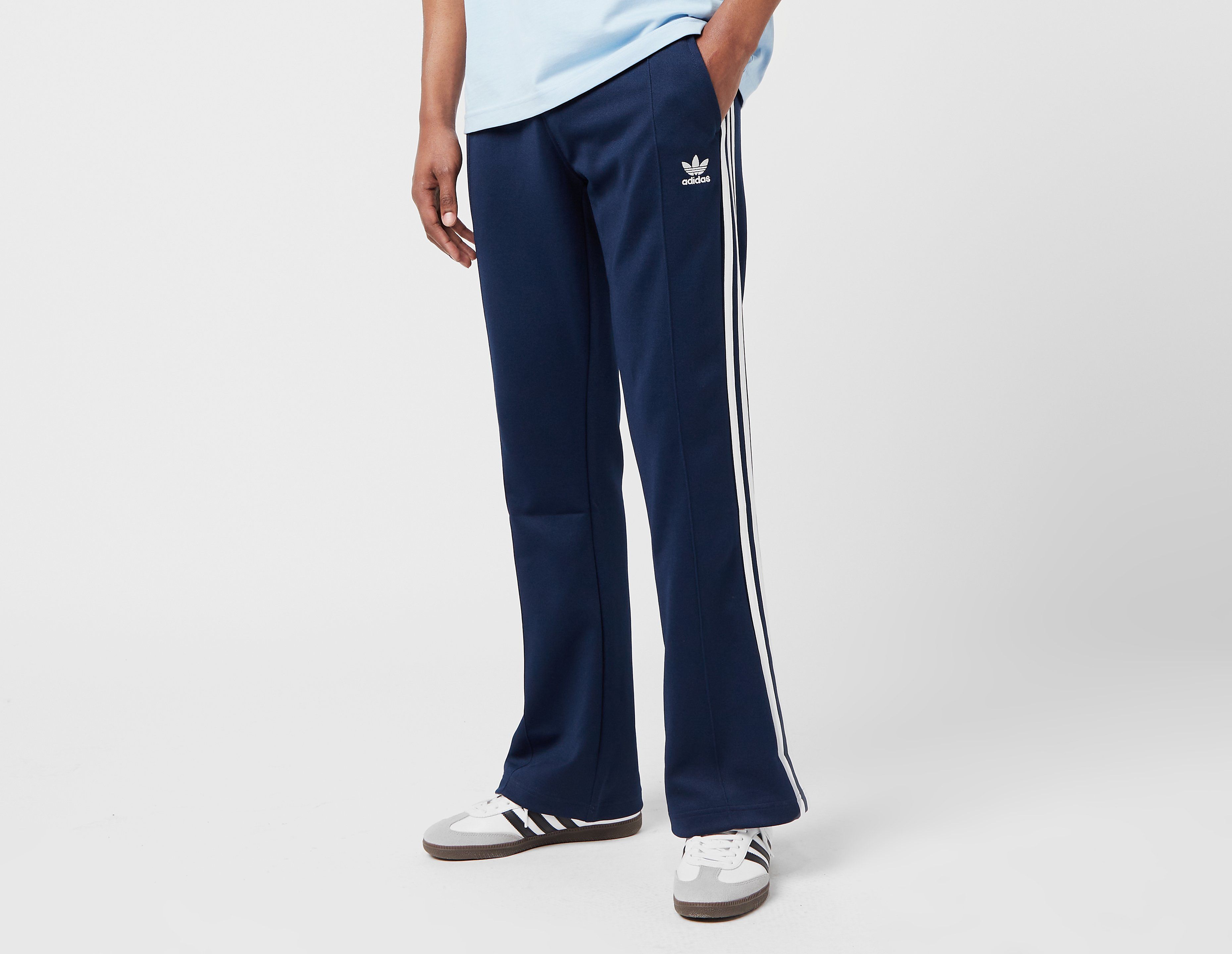 Adidas Originals Adicolor Flare Track Pants, Navy