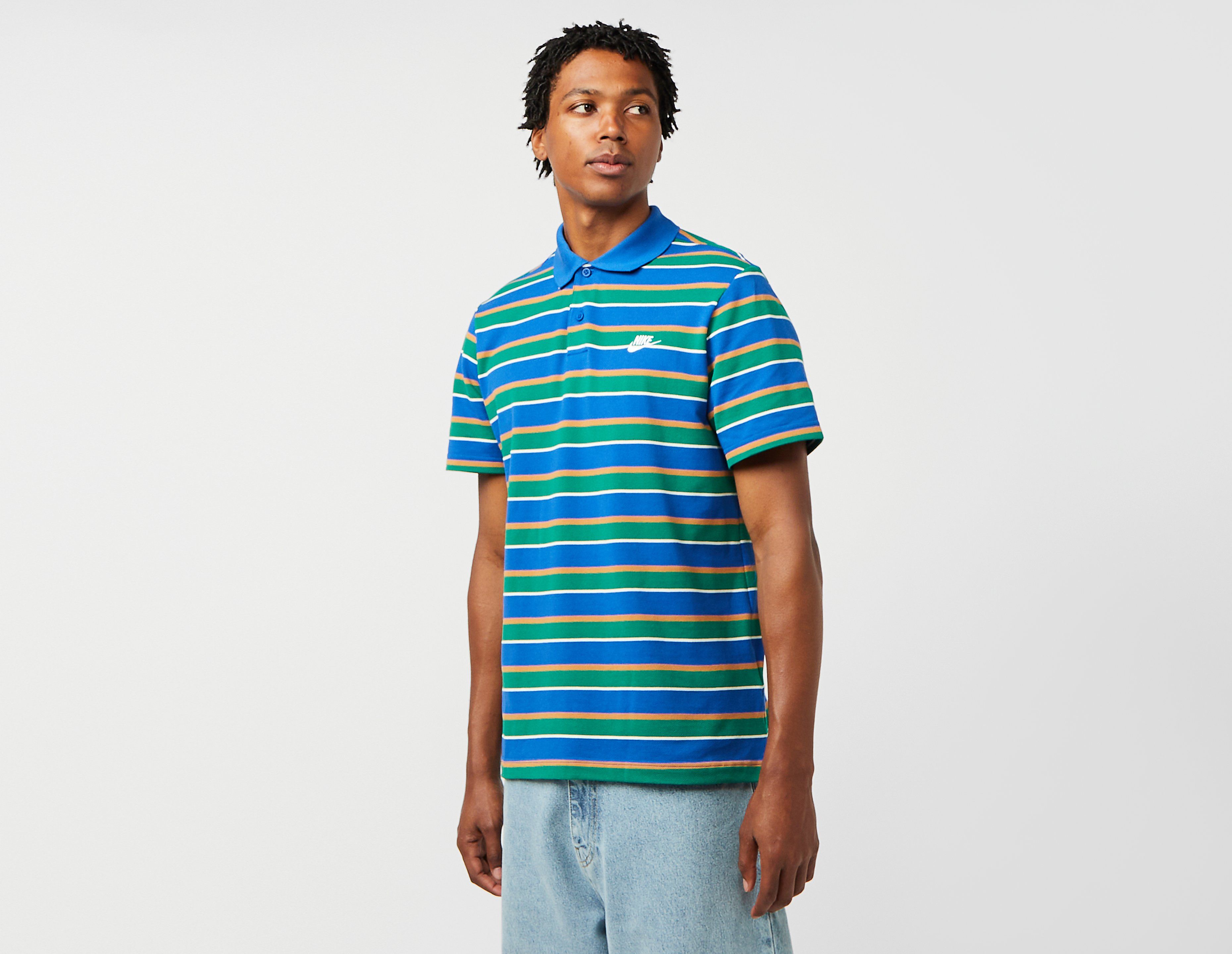 Nike Club Striped Polo Shirt