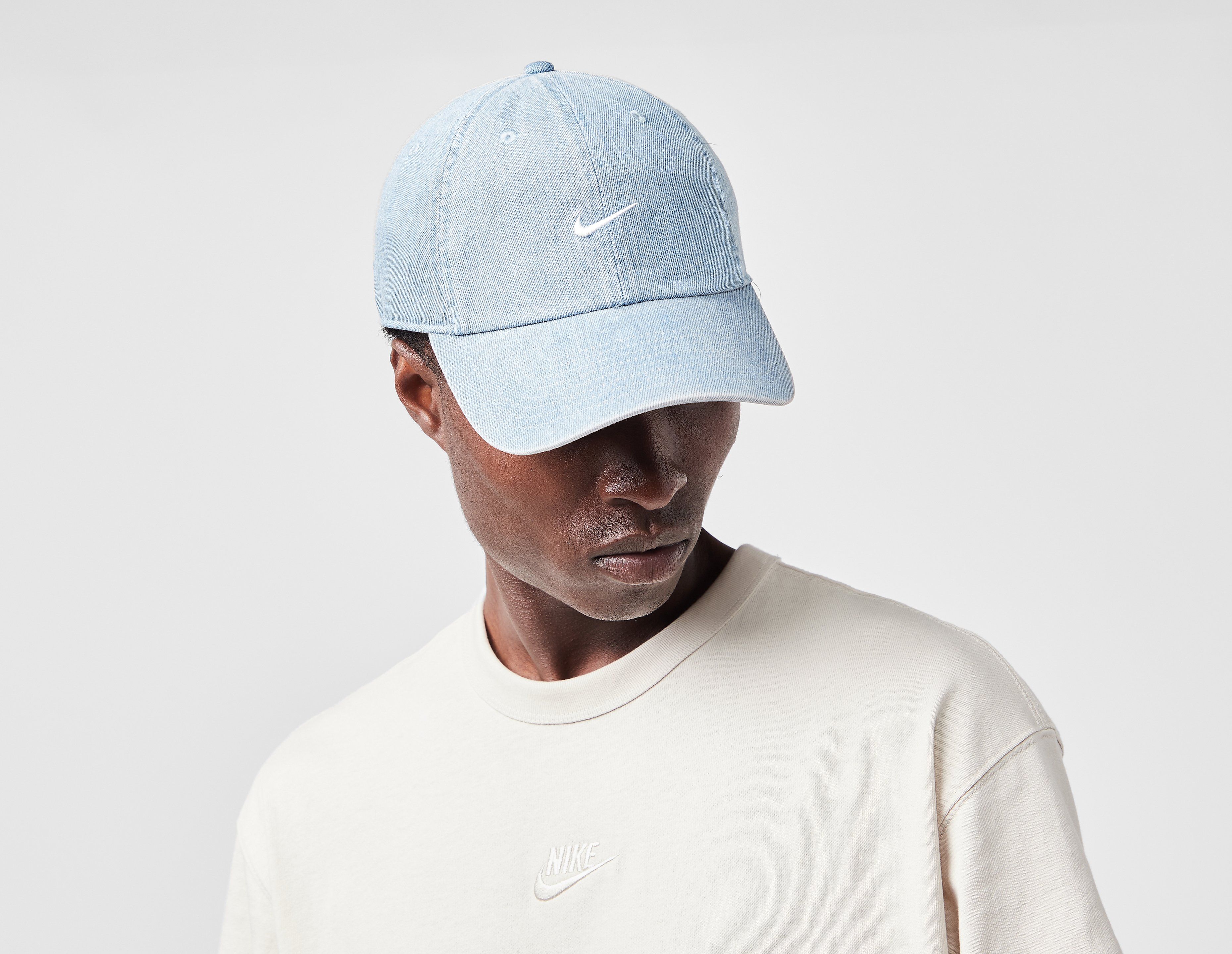 Nike Club Unstructured Denim Cap, Blue