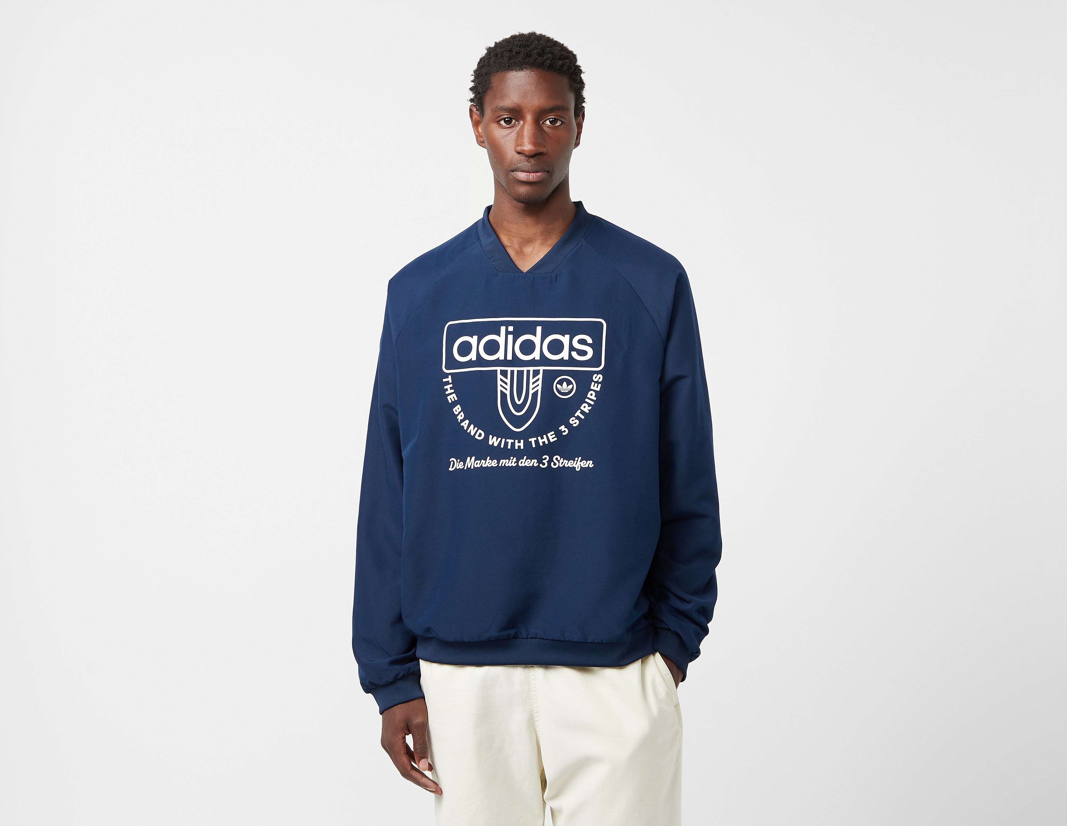 adidas Originals Grfx Drill Top, Navy