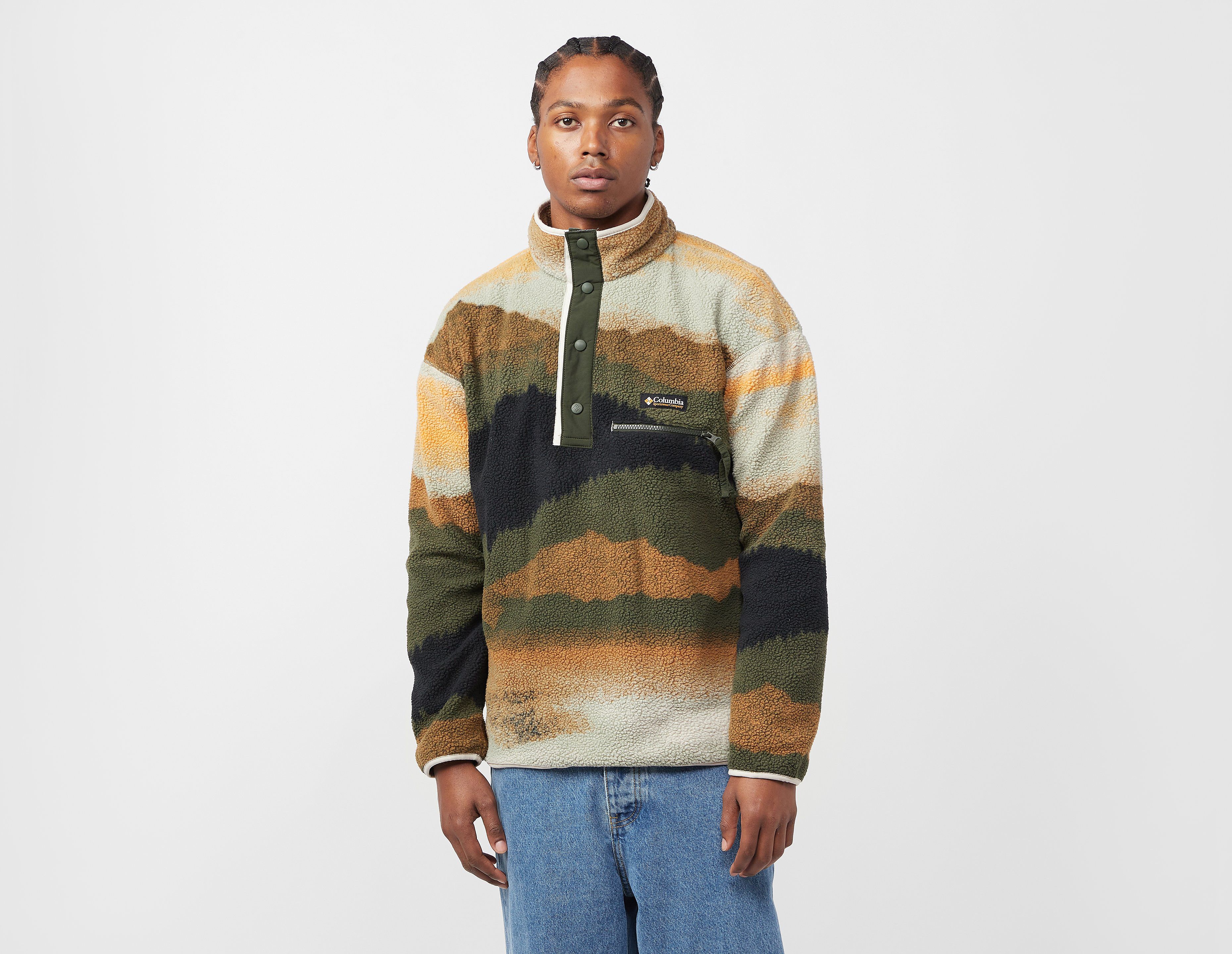 Columbia Helvetia All Over Print Fleece, Green