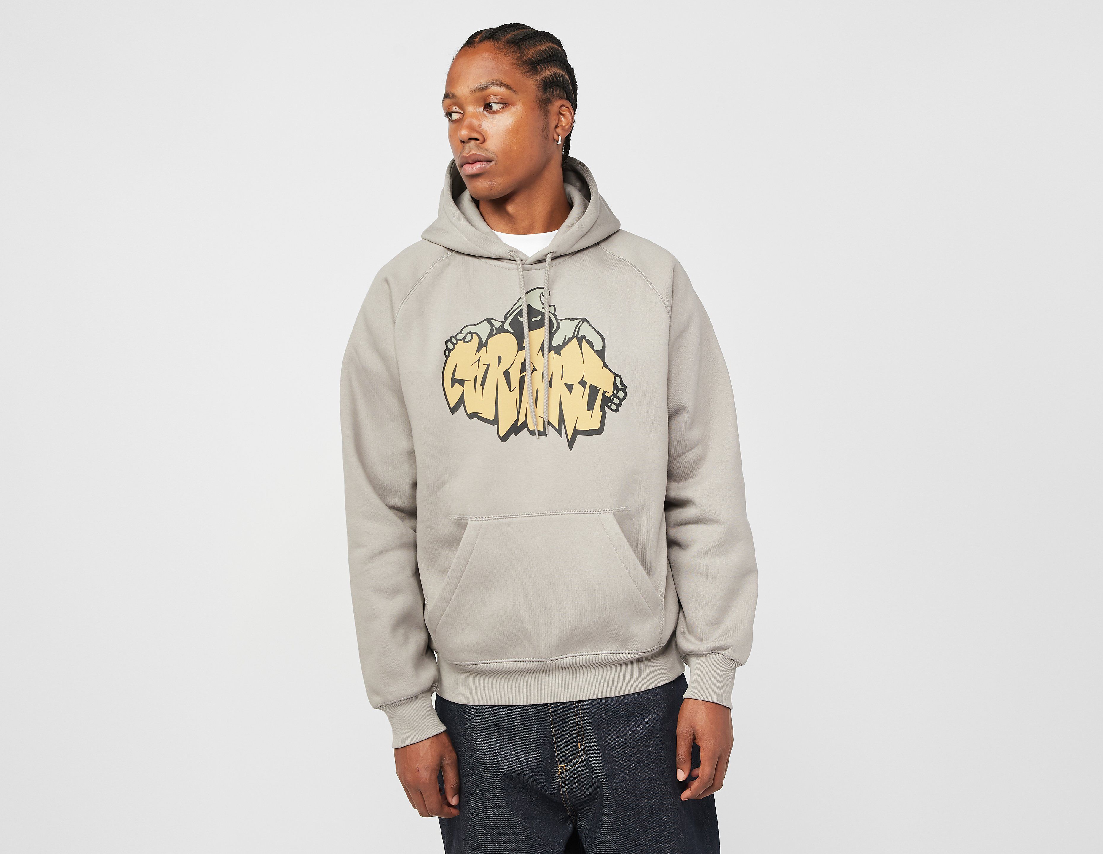 carharttwip Carhartt WIP - Hooded Yute Misty Grey - Hoodie - Grau - L - 59% Baumwolle, 41% Polyester,Schweiß