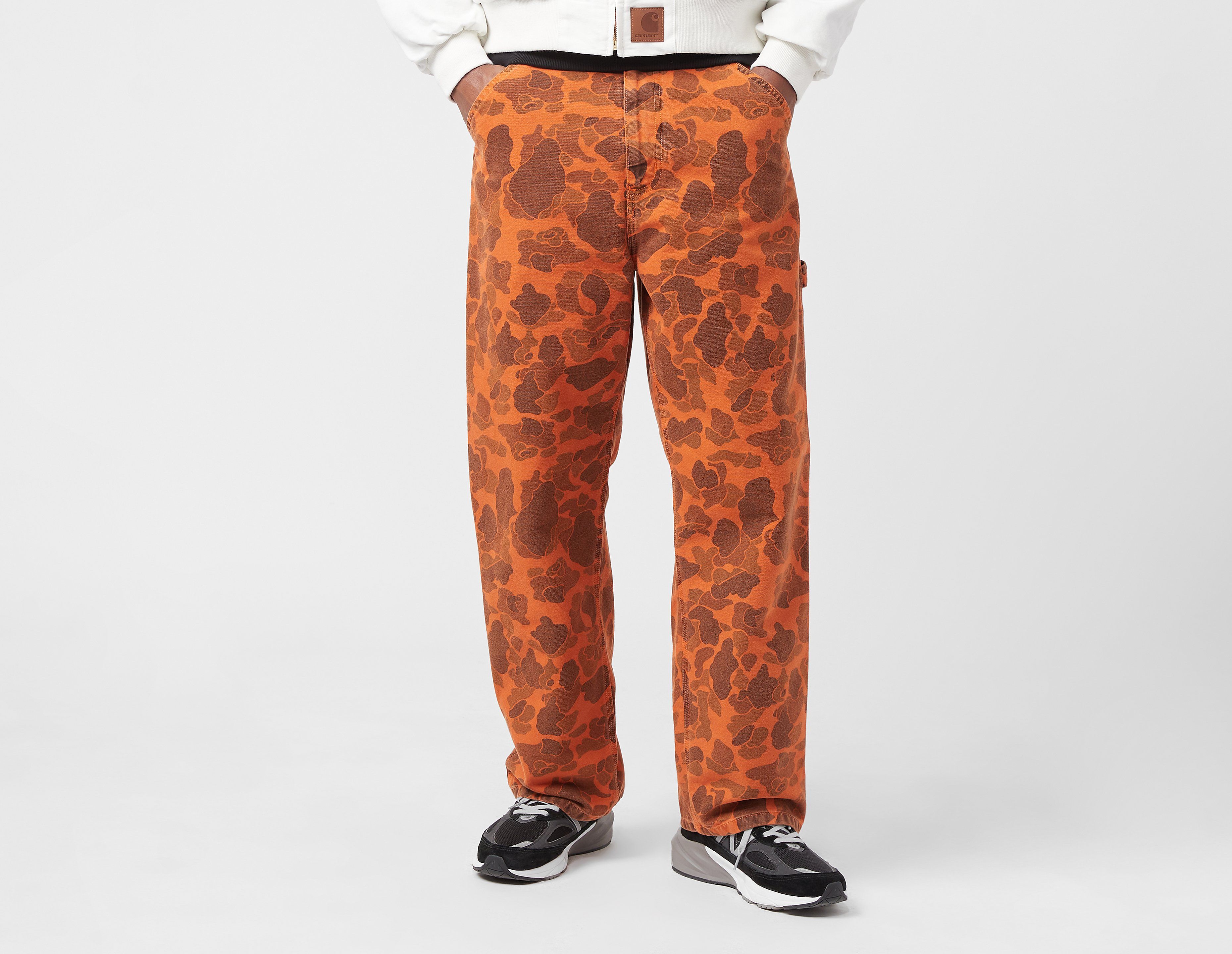 Carhartt WIP Duck Camo Single Knee Pants, Orange