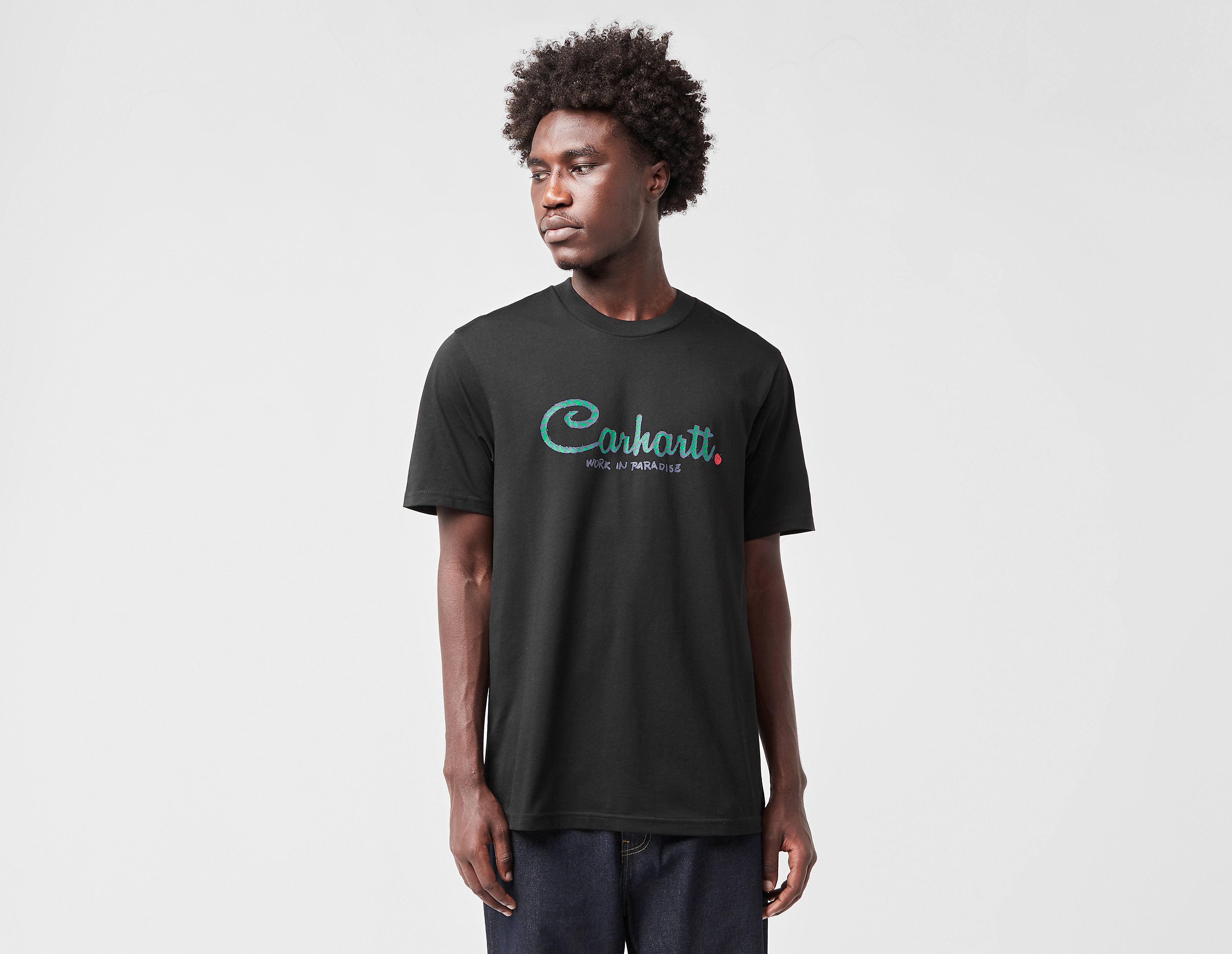 Carhartt WIP Paradise Script T-Shirt, Black