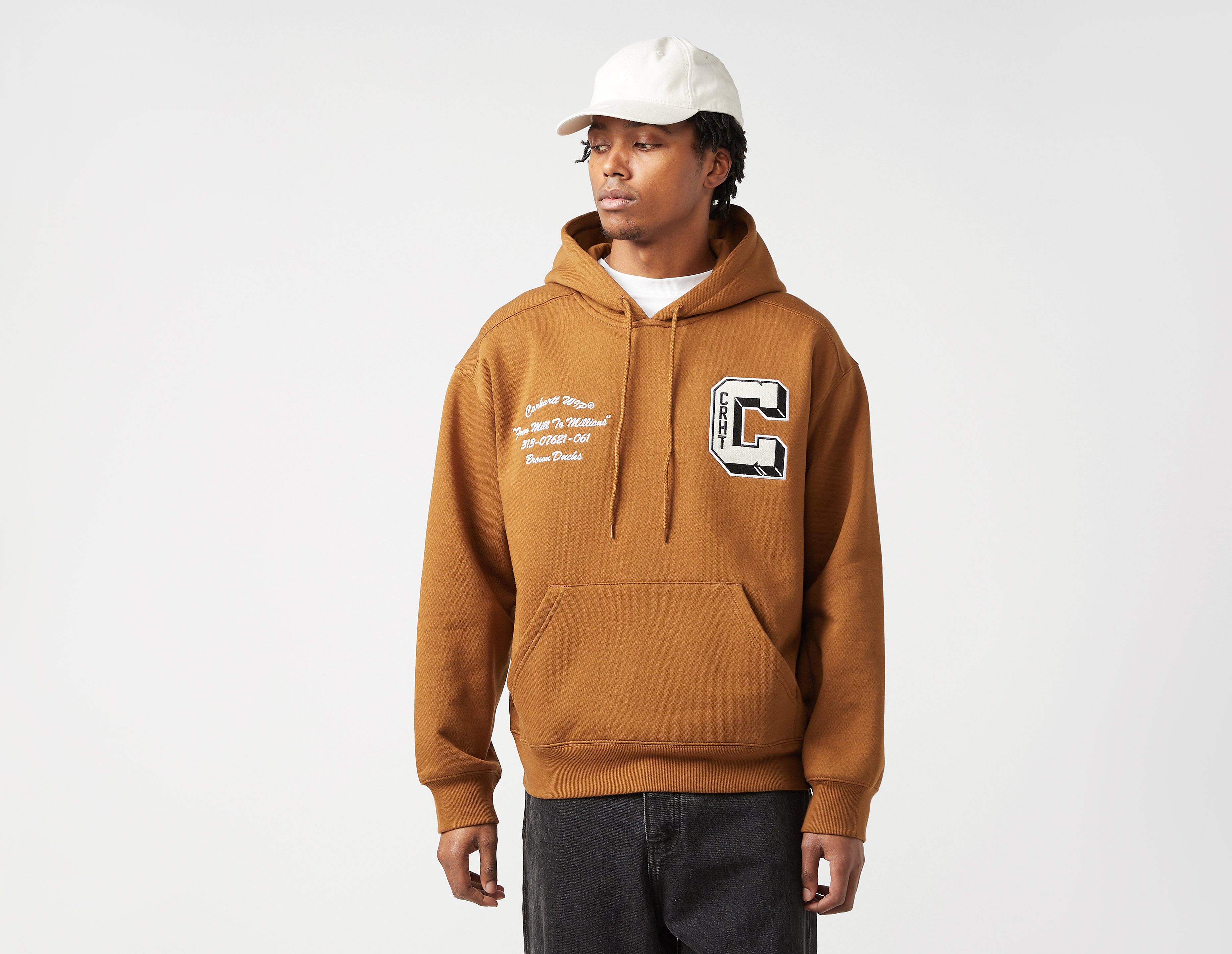Carhartt WIP Brown Ducks Hoodie, Brown