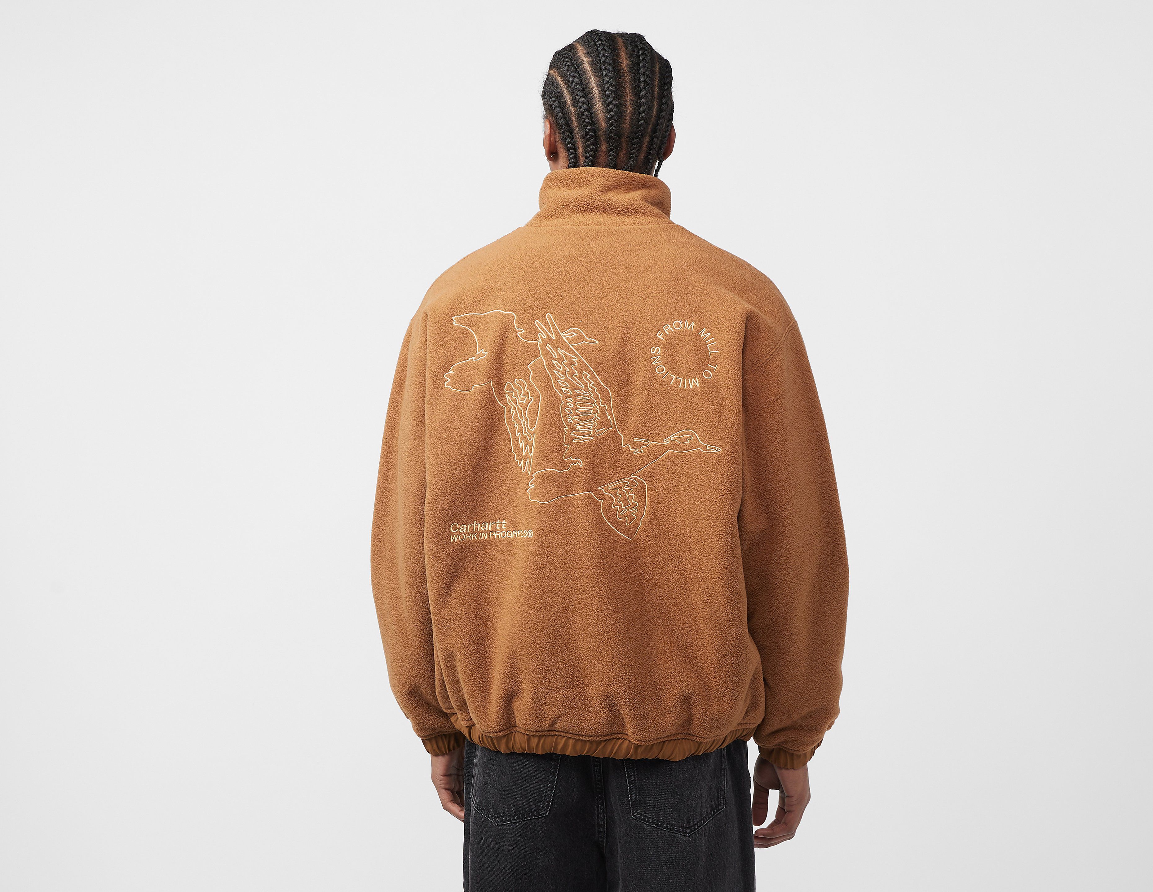 Carhartt WIP Flying Ducks Fleece Liner Jacket, Brown