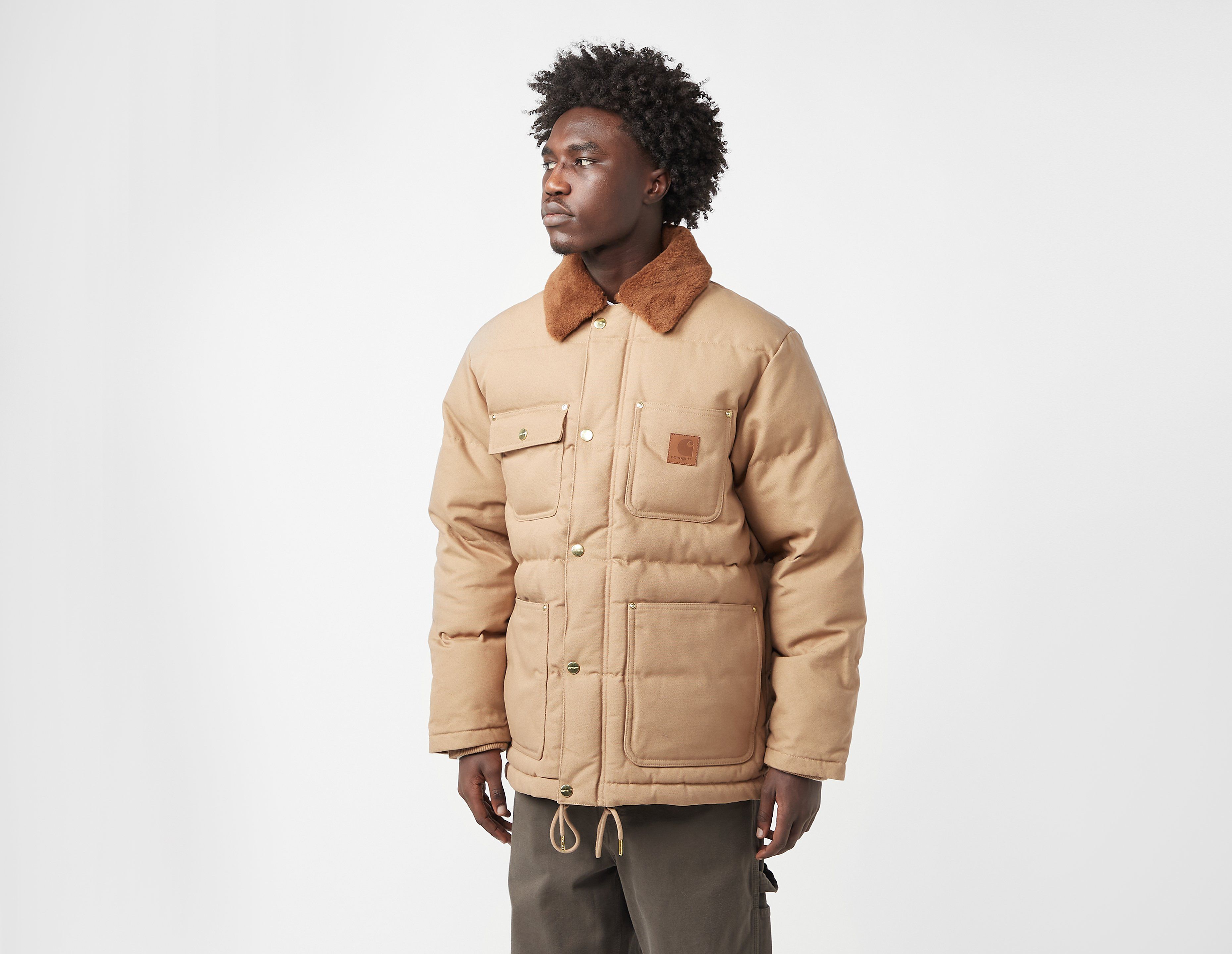 carharttwip Carhartt WIP - Rayley Peanut - Jacke - Braun - L - Shell: 100% Baumwolle; Lining: 100% Polyester,Segeltuch