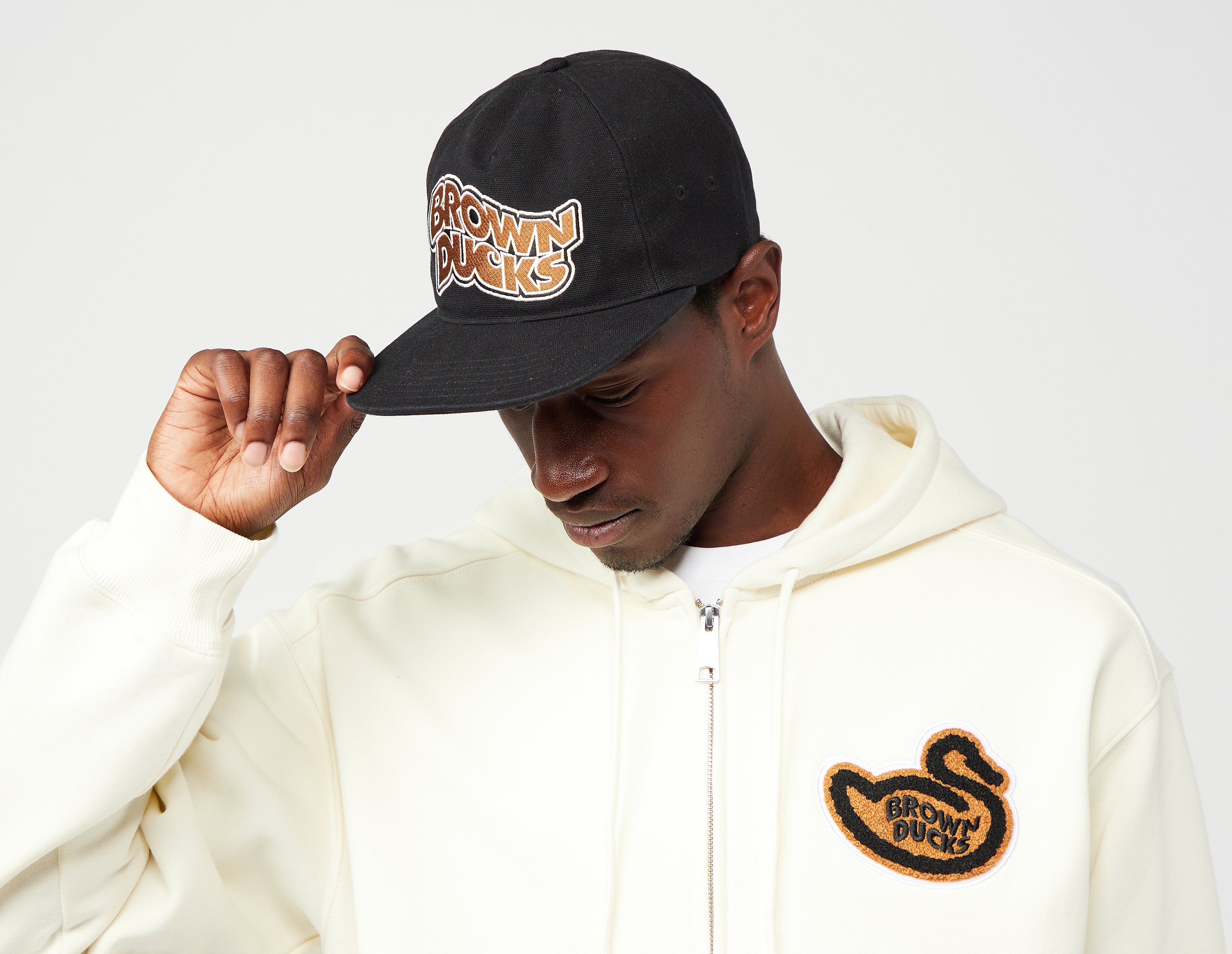 Carhartt WIP Brown Ducks Cap, Black