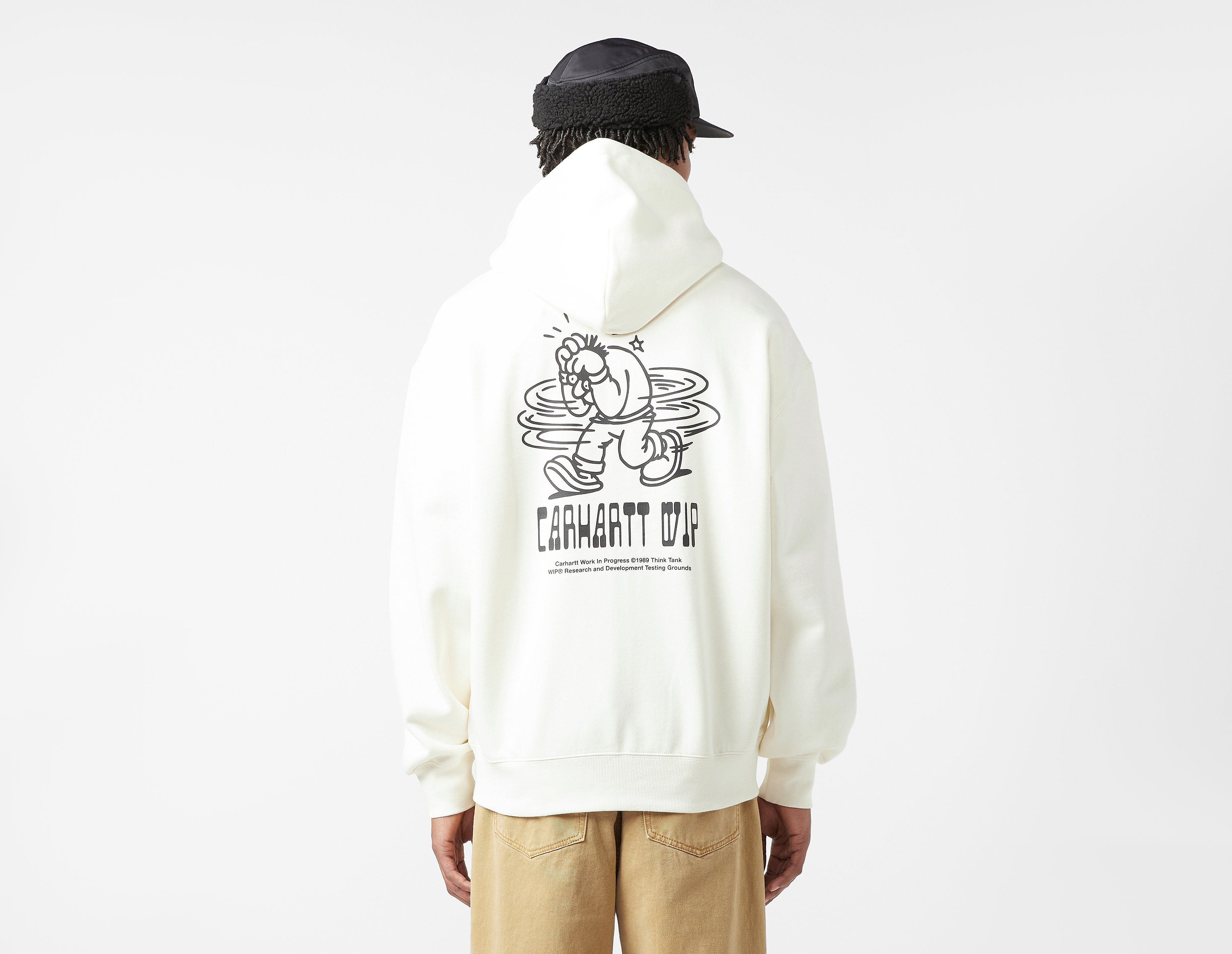 Carhartt WIP Think Tank Zip Hoodie, White