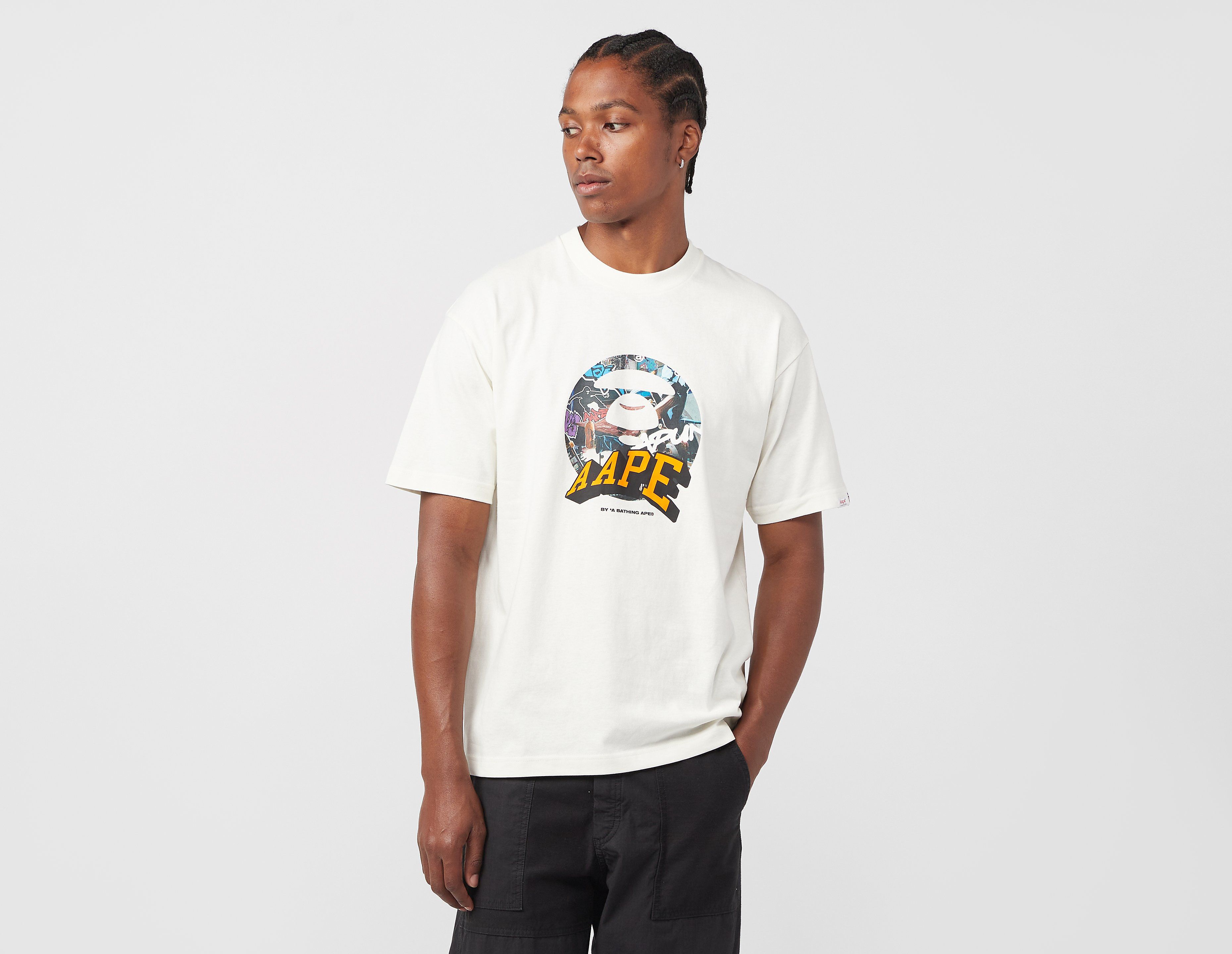 AAPE By A Bathing Ape Theme T-Shirt, Ivory