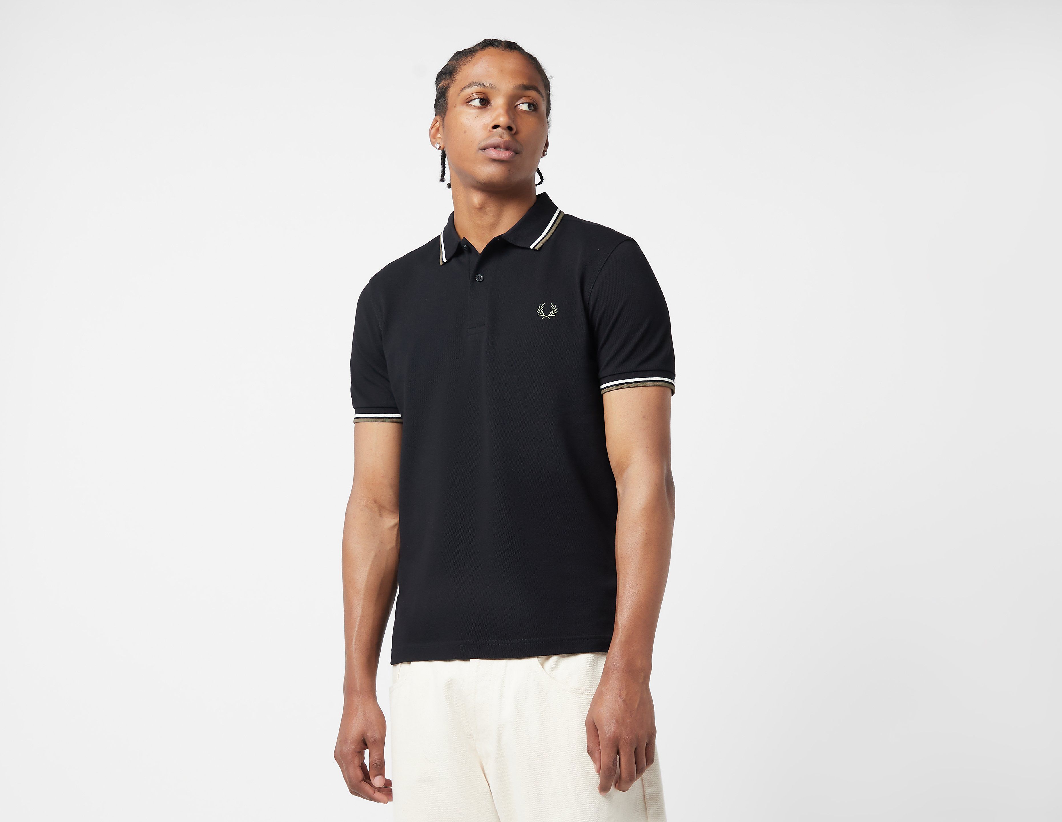Fred Perry Twin Tipped Polo Shirt, Black