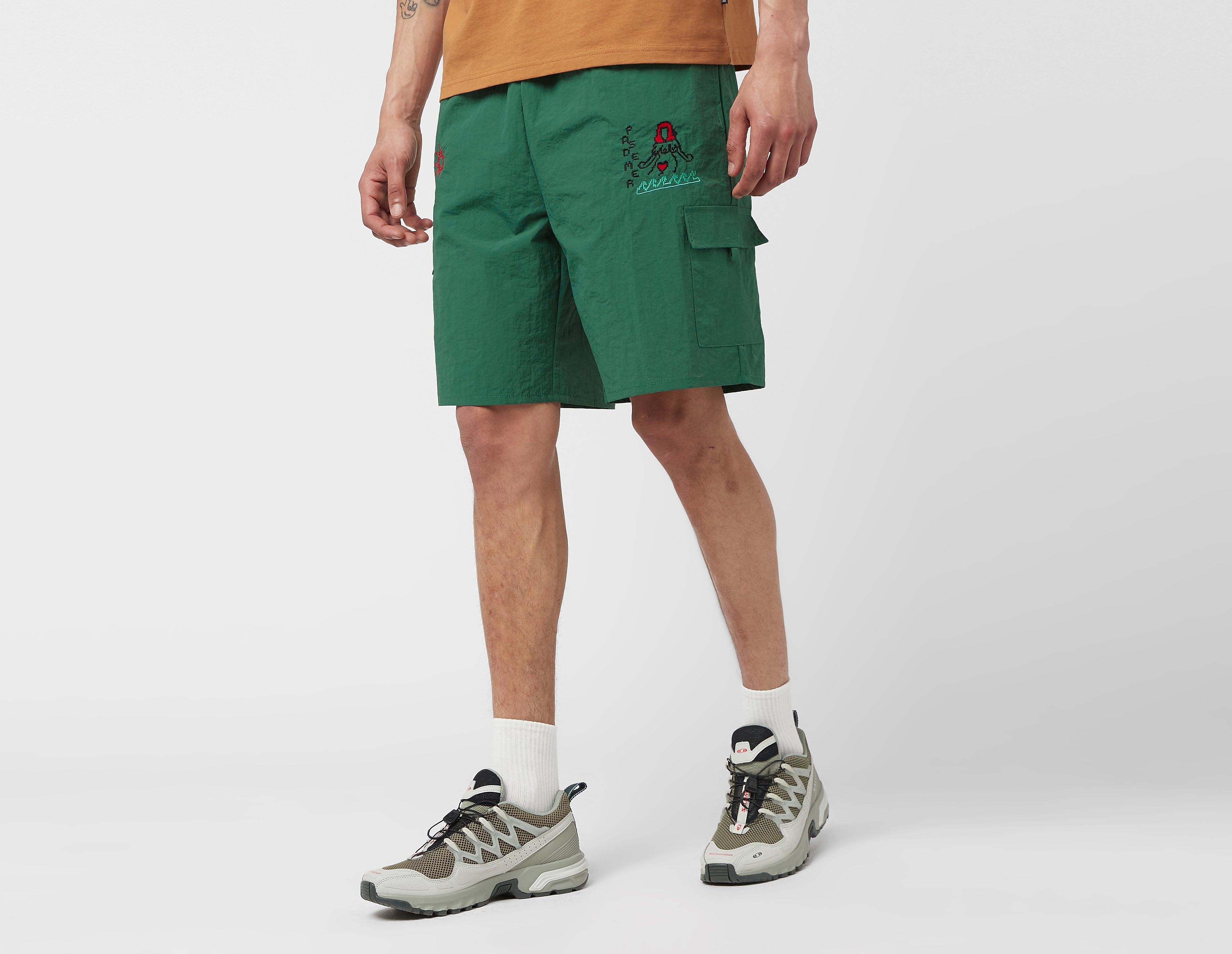 Pas de Mer Postcard Shorts, Green