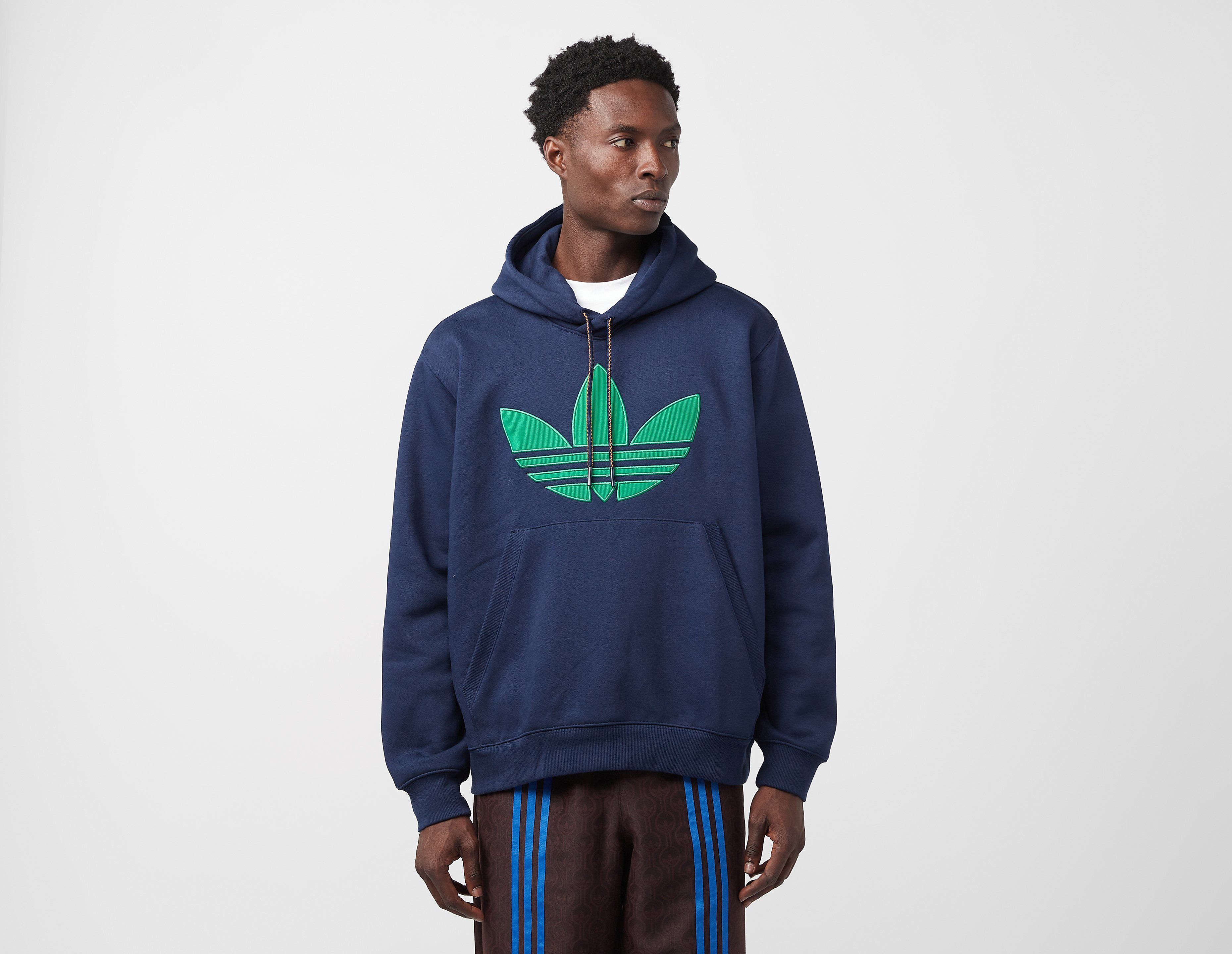 adidas Originals 70s Trefoil Hoodie, Navy