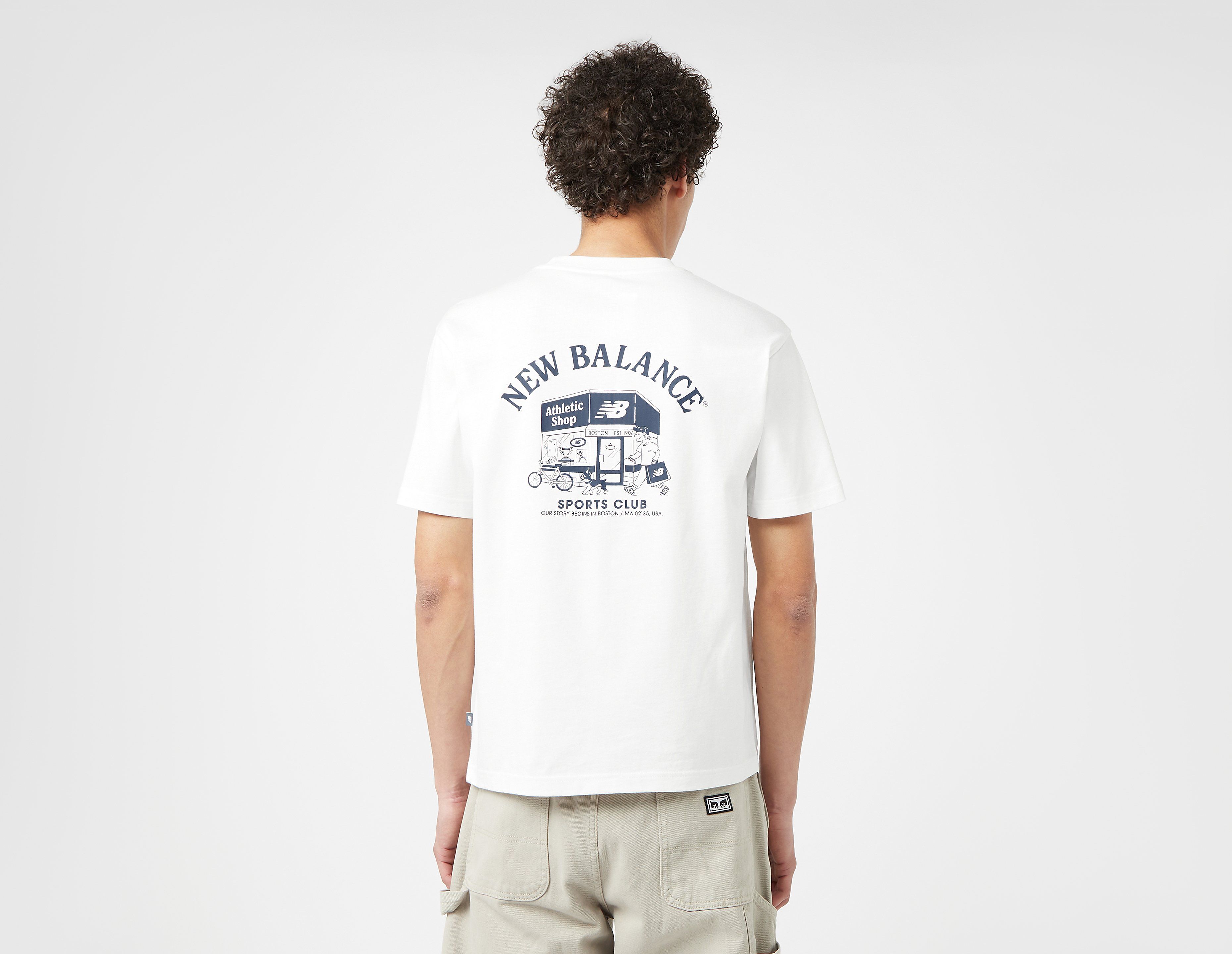 New Balance Sports Club T-Shirt - size? exclusive, White