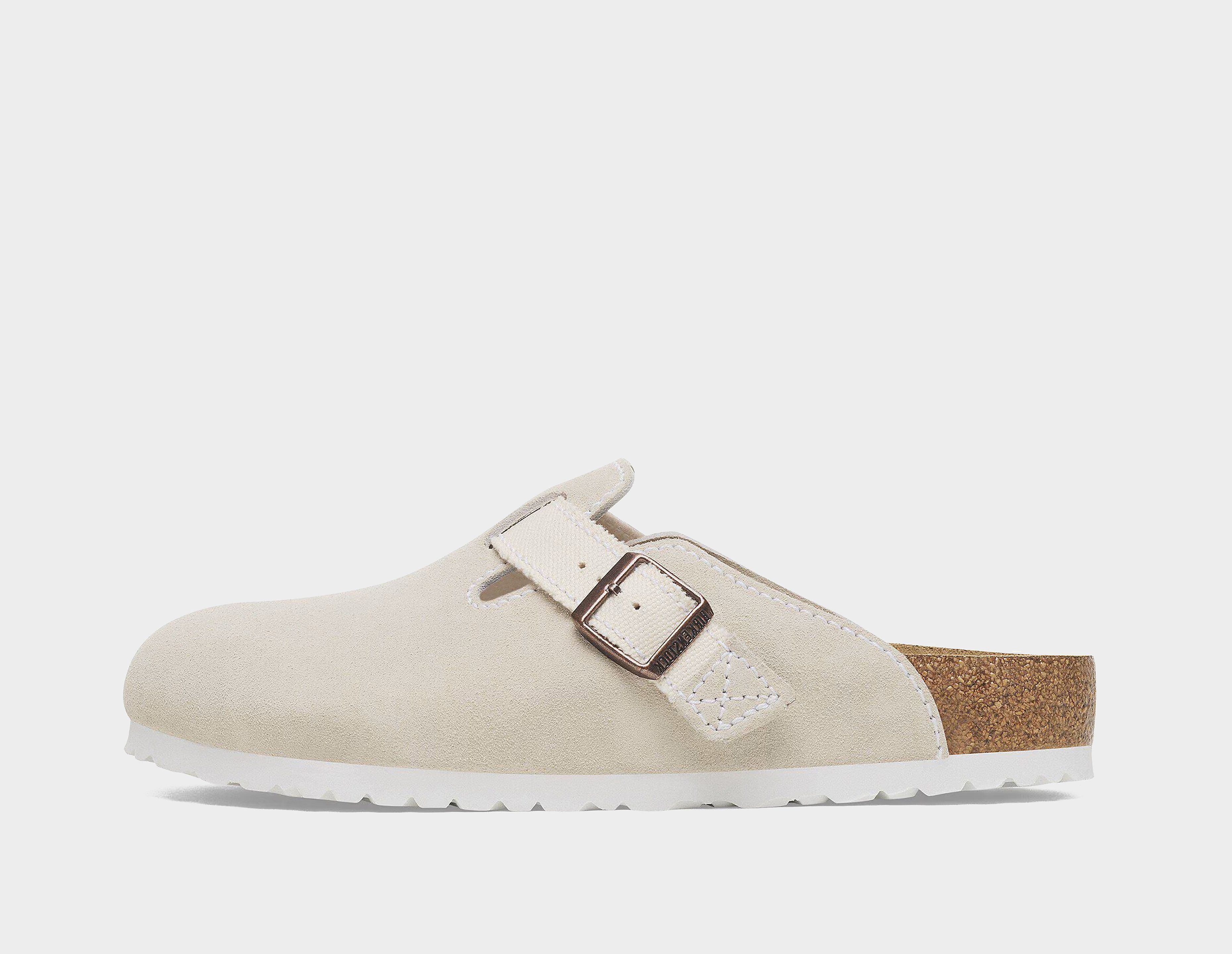 Birkenstock Boston Canvas, blanco