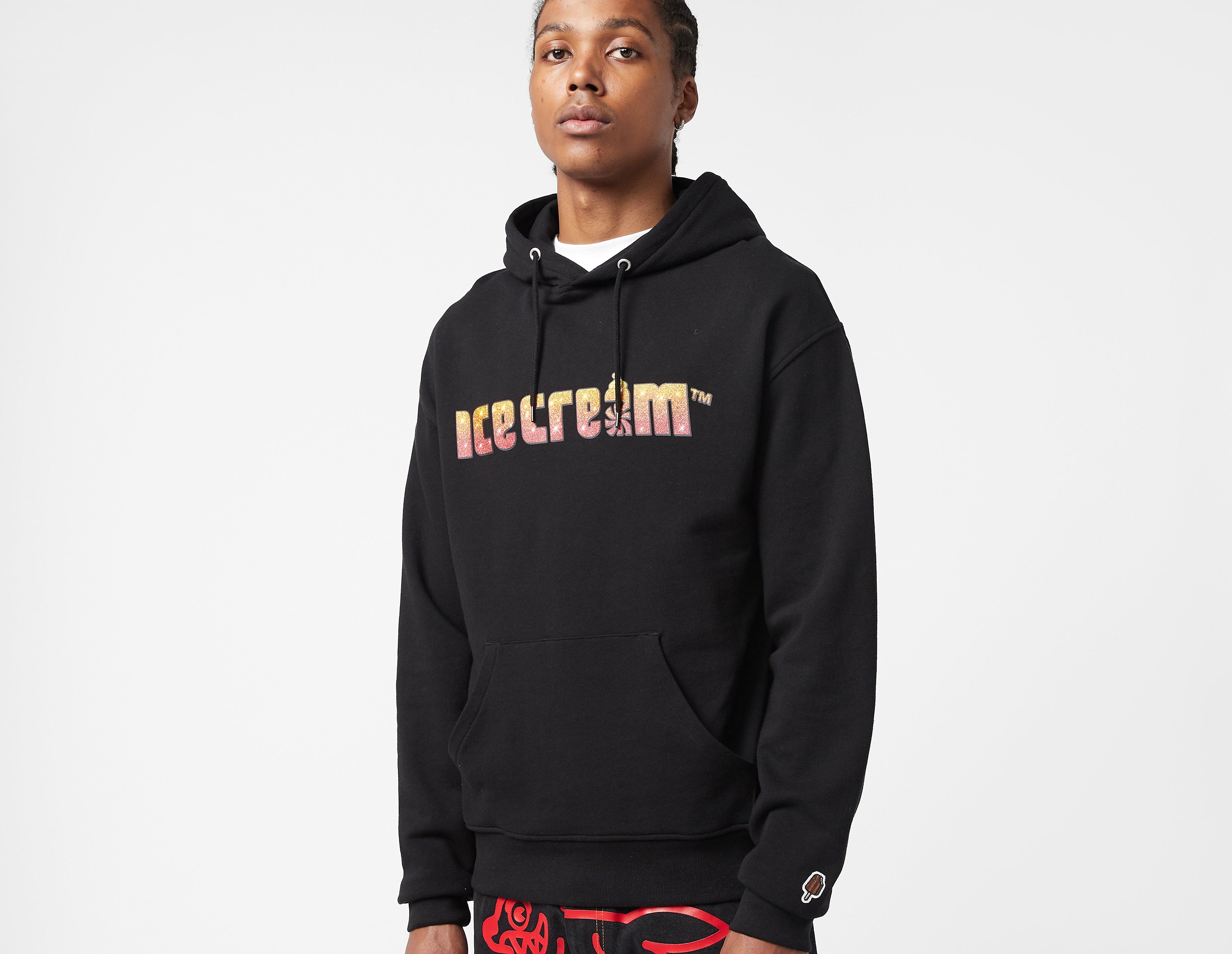 ICECREAM Soft Serve Sparkle Hoodie, Black