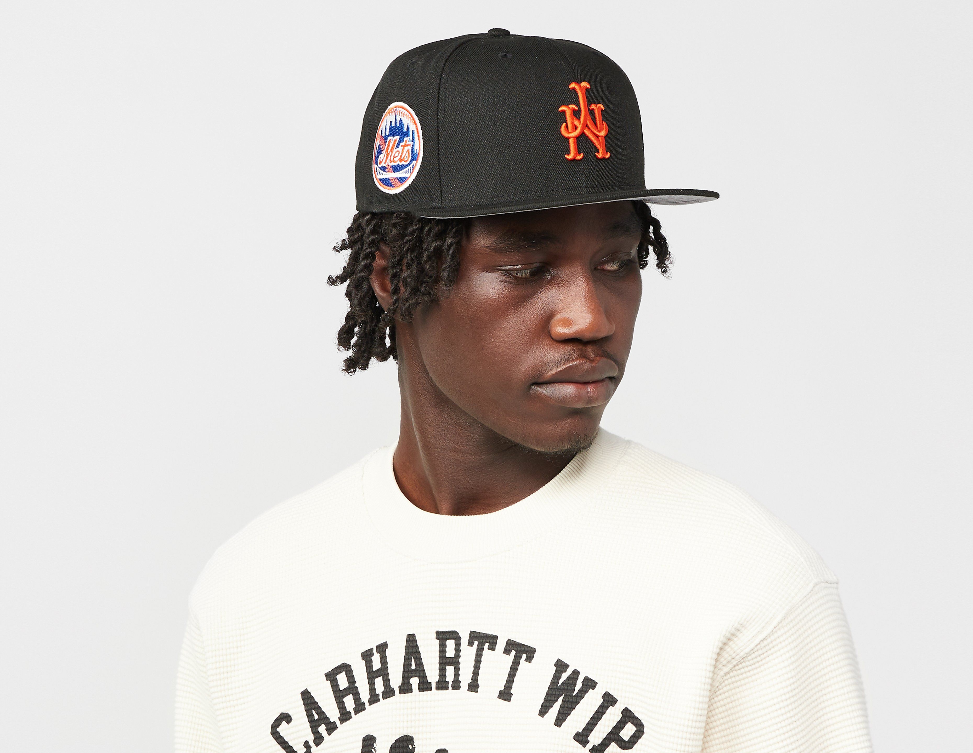 New Era New York Mets Upside Down 59FIFTY Fitted Cap, Black
