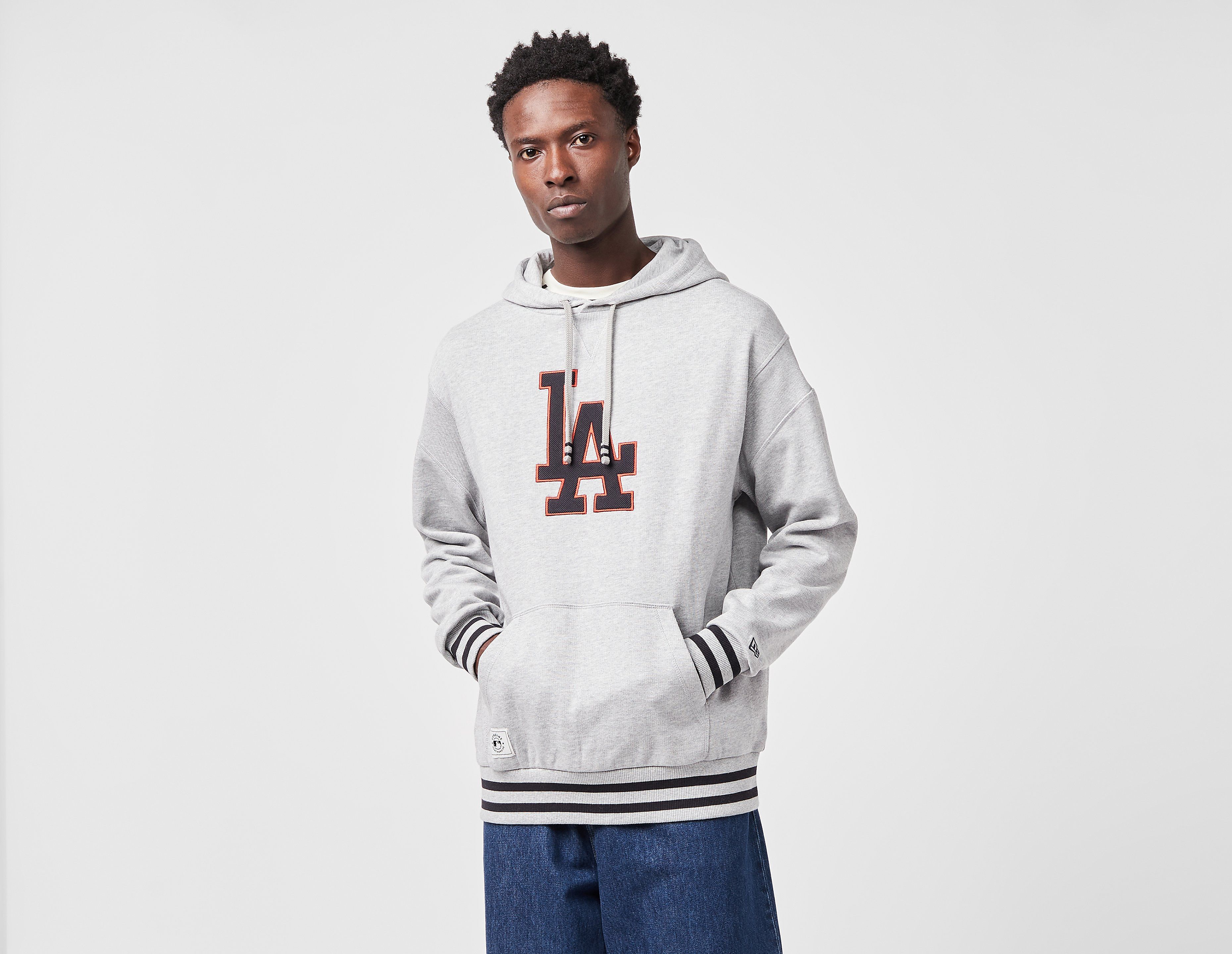 New Era LA Dodgers MLB Rib Infill Hoodie, Grey