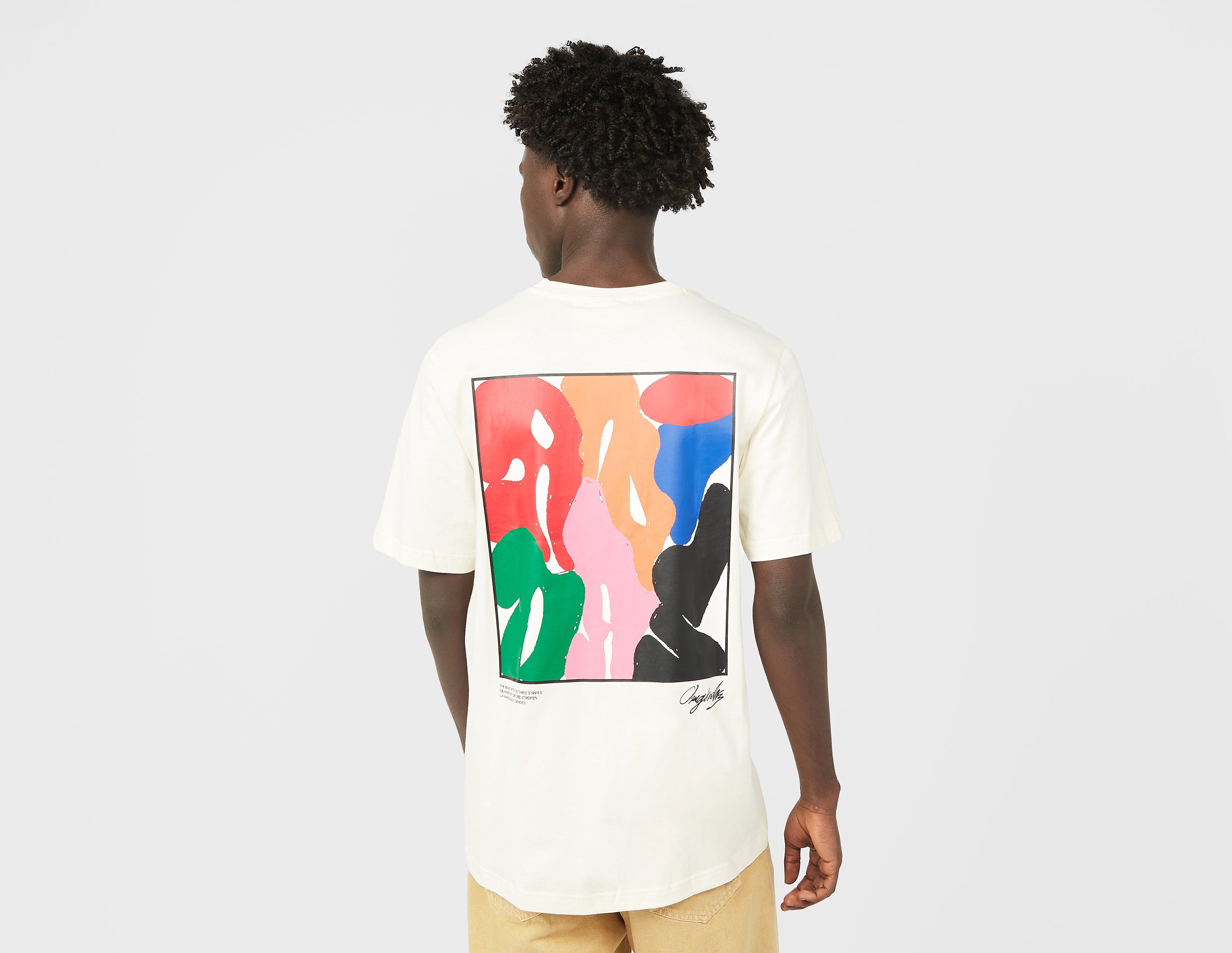 Adidas Originals Fashion Arty T-Shirt, Ecru