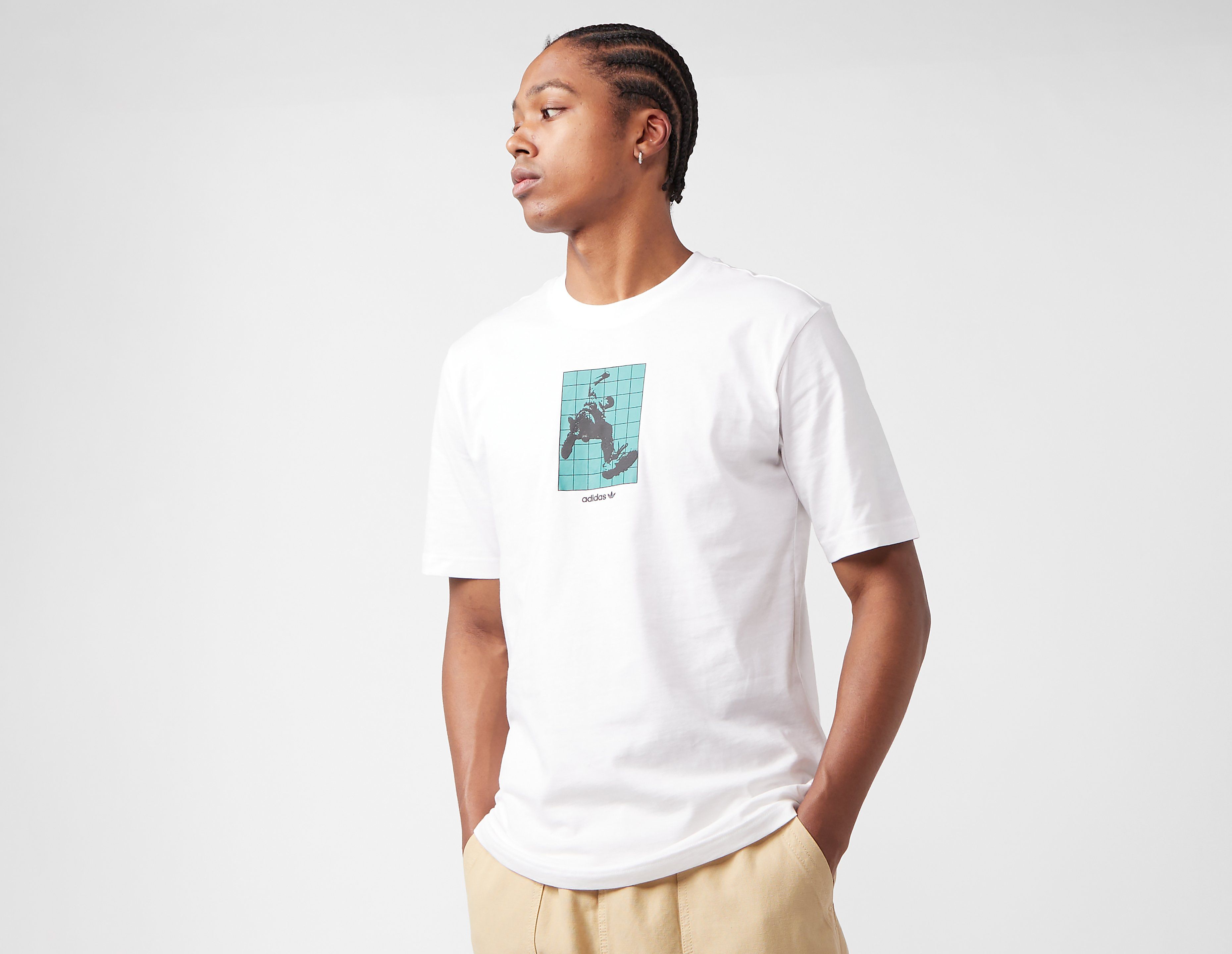 Adidas Originals Street Graphic T-Shirt, White
