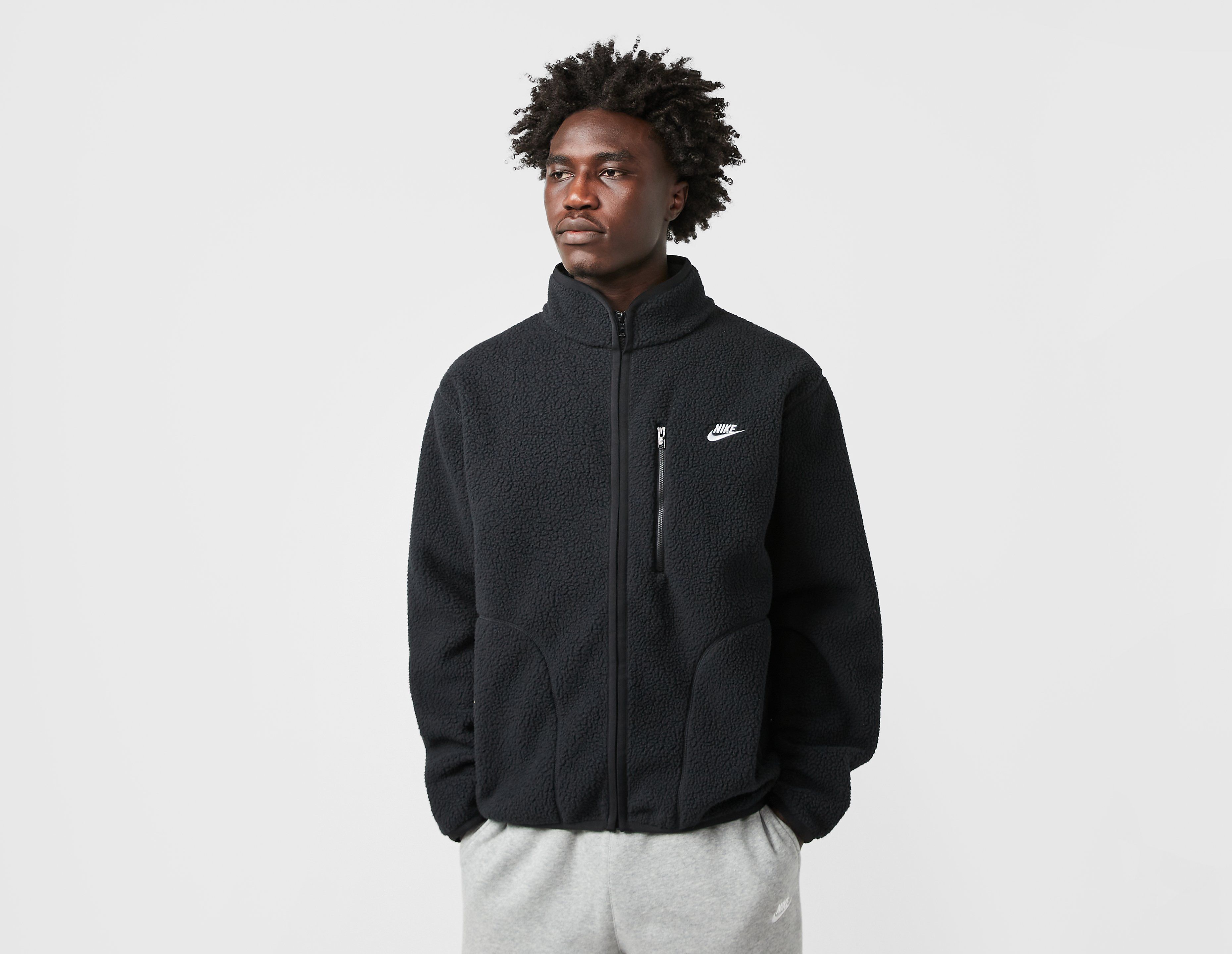 Nike Club Fleece Jacket, Black