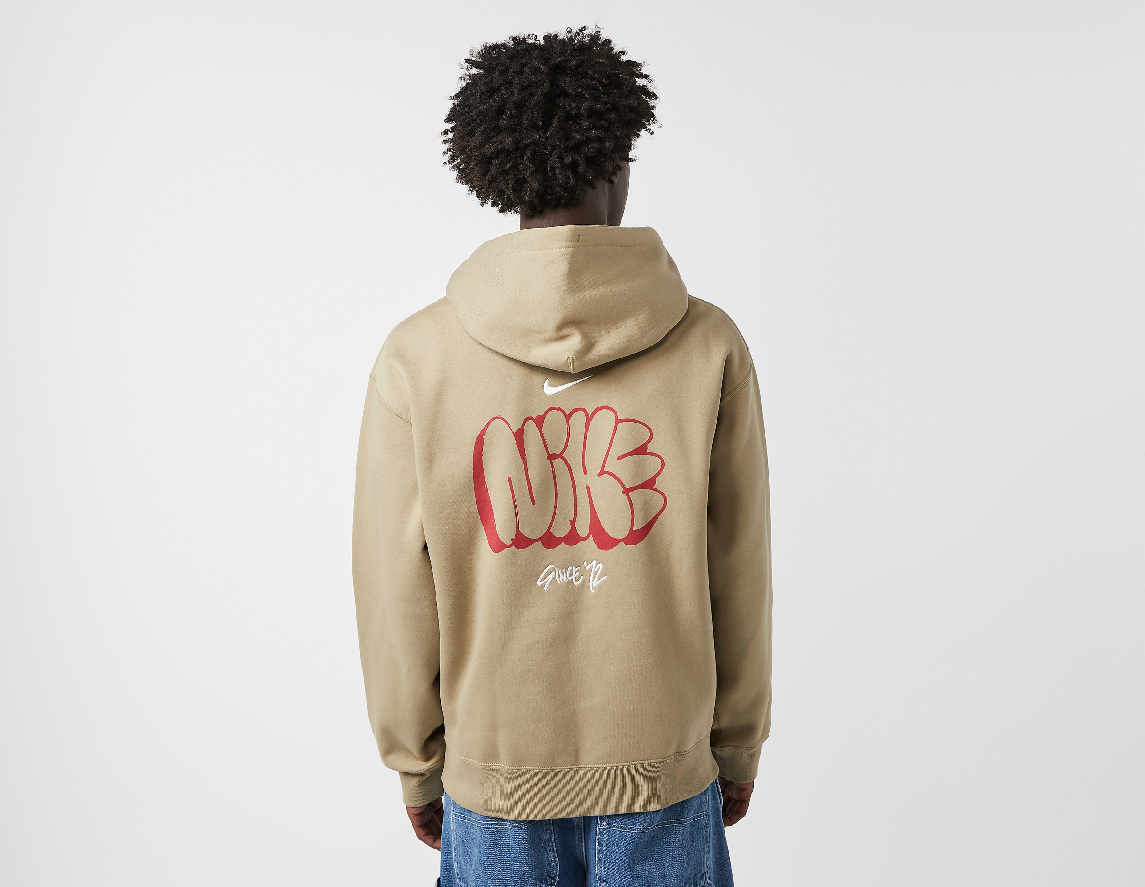 Nike Solo Swoosh Graffiti Hoodie, Olive