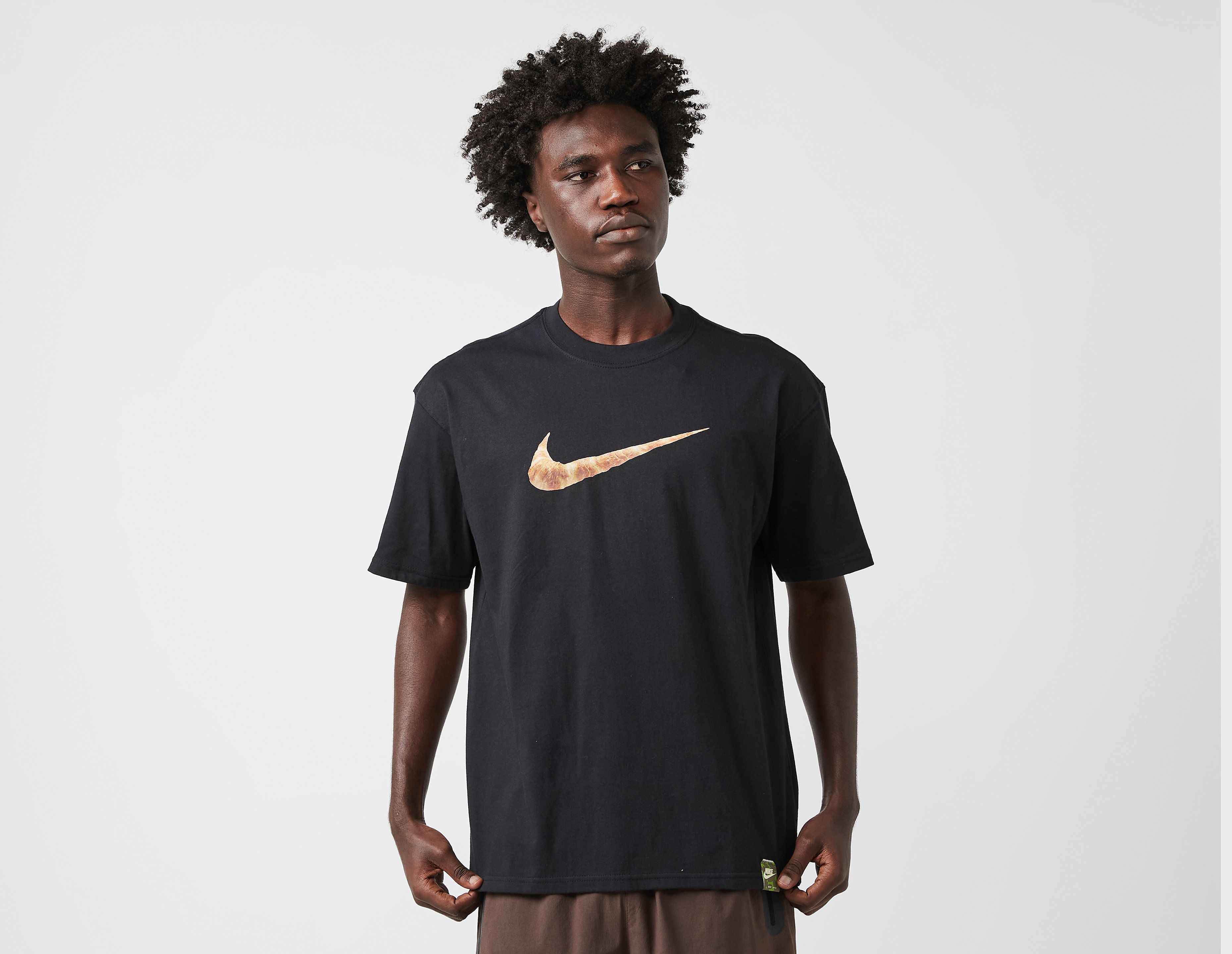 Nike Croissant Swoosh T-Shirt, Black