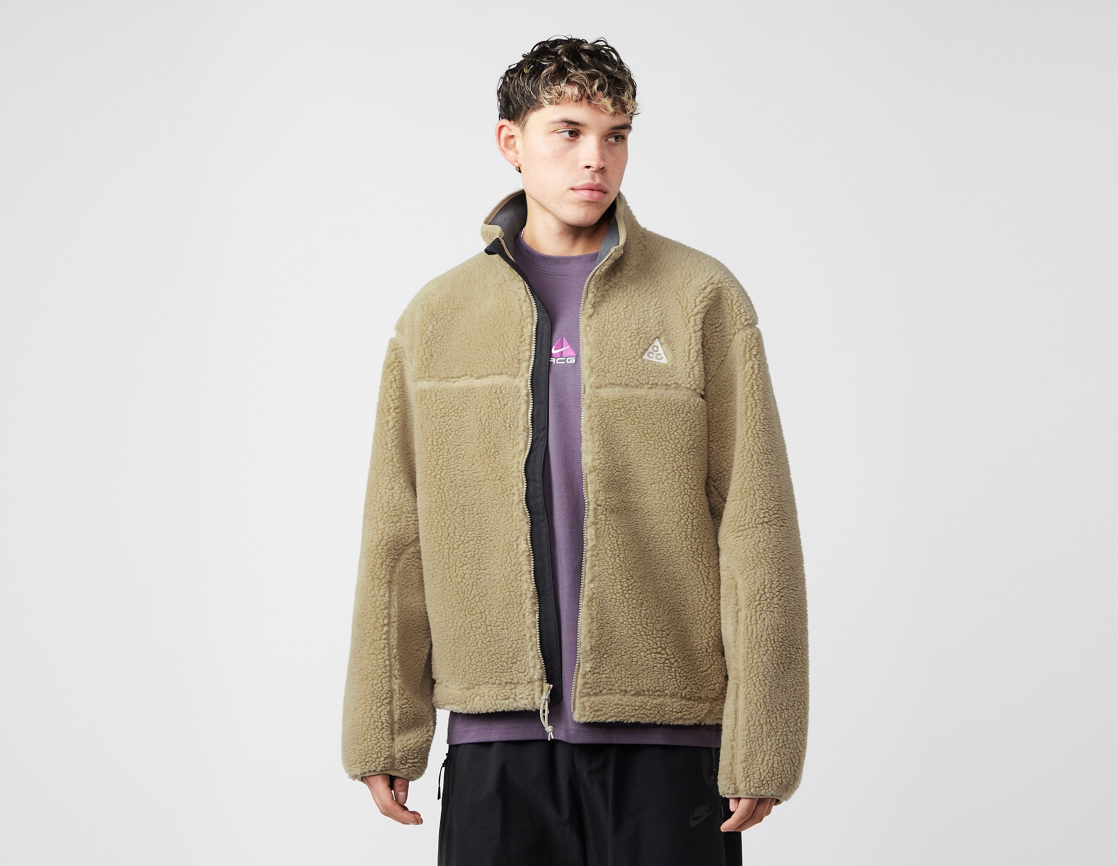Nike ACG 'Canwell Glacier' Therma-FIT ADV Fleece Jacket, Brown