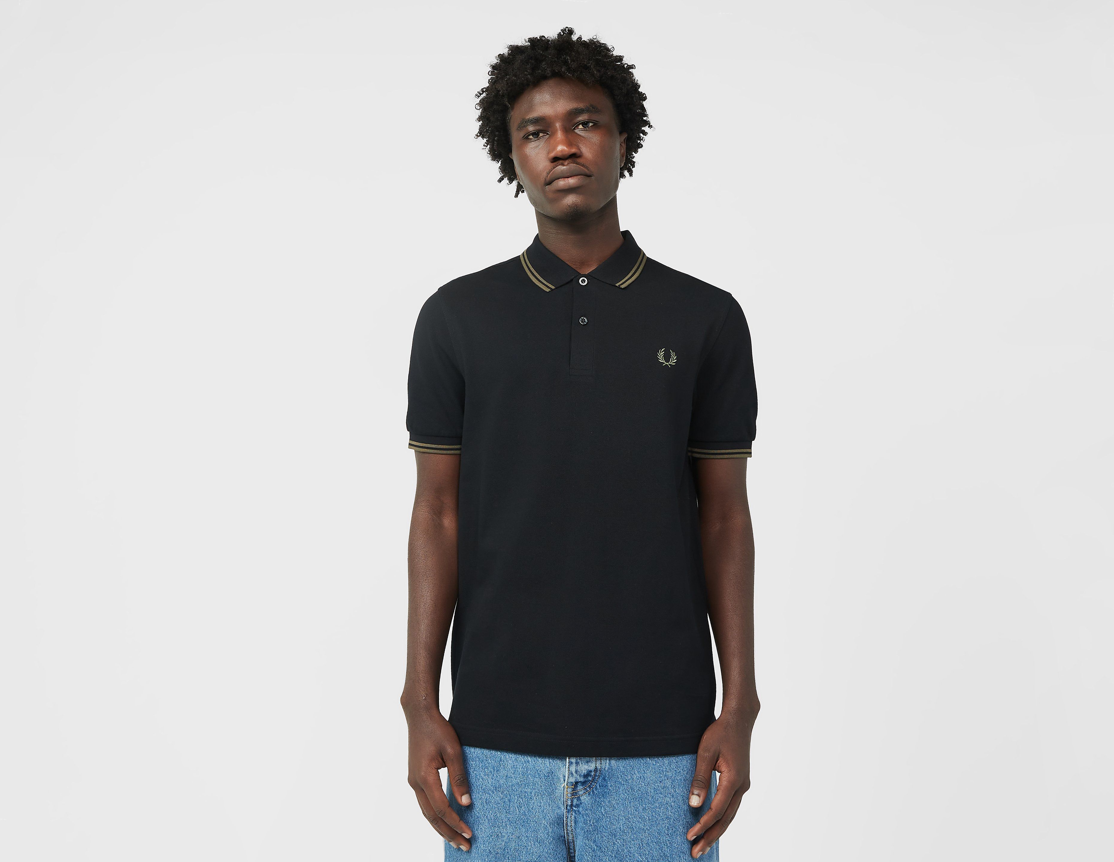 Fred Perry Twin Tipped Polo Shirt, Black