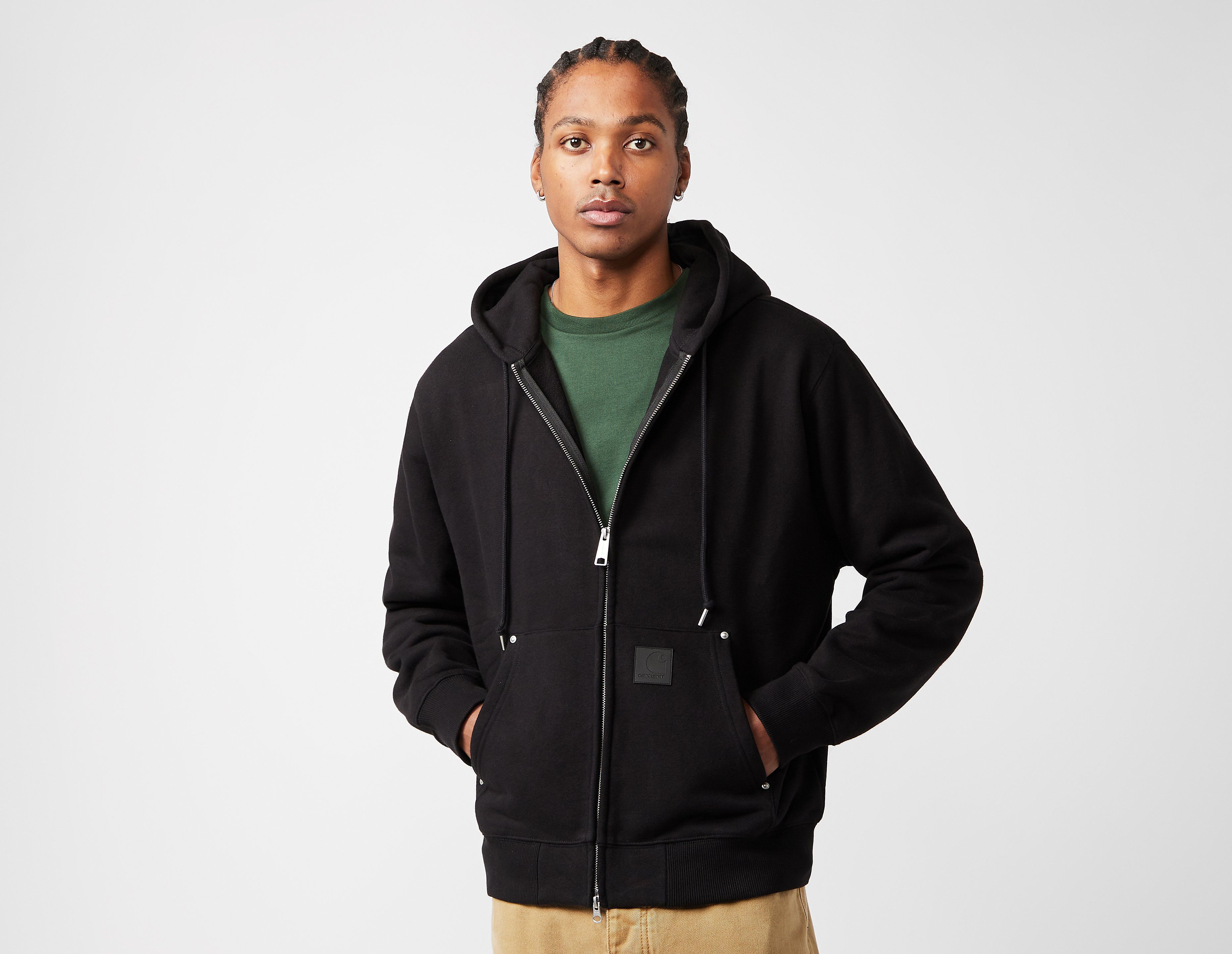 Carhartt WIP Eldon Zip Hoodie, Black