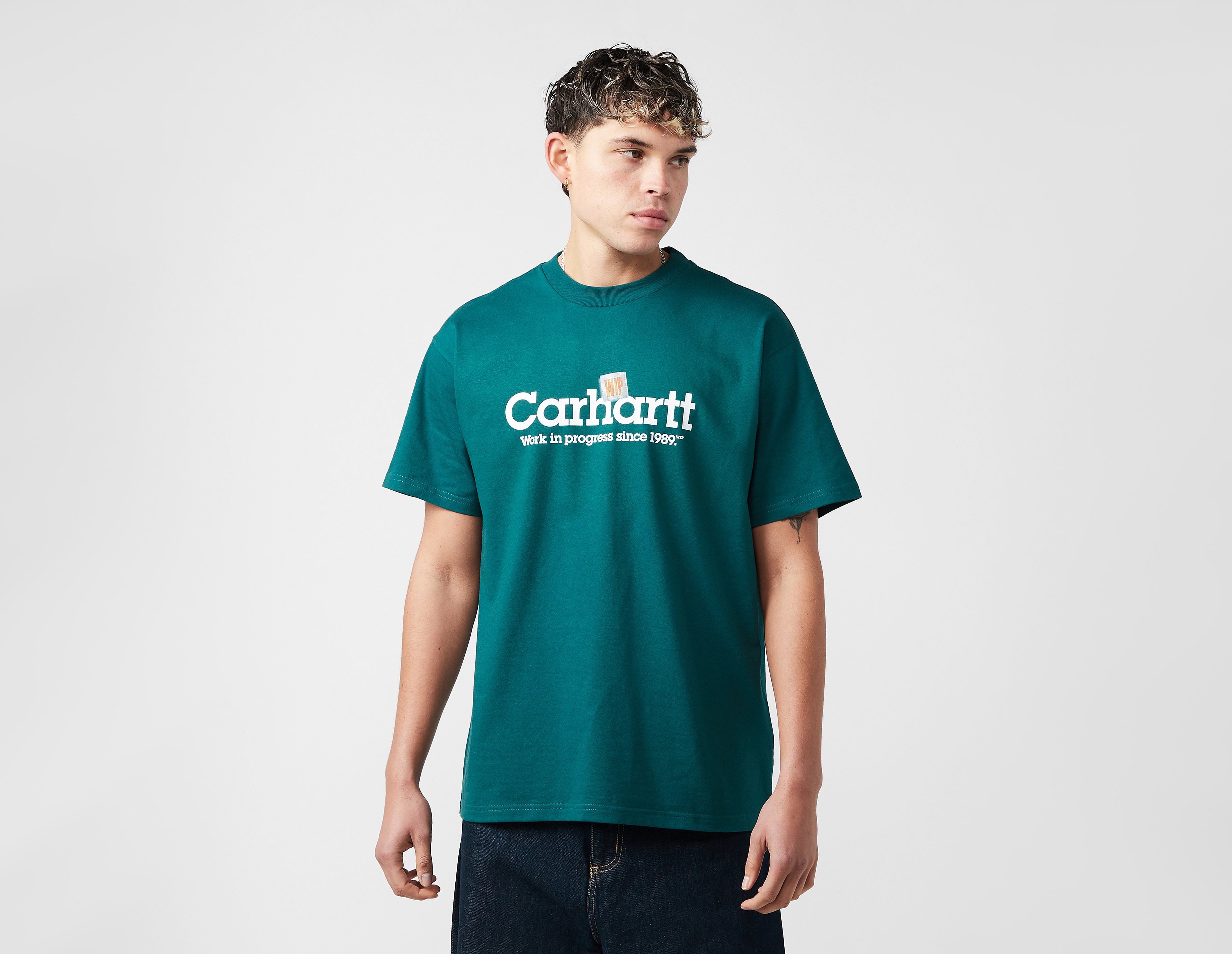 Carhartt WIP Label Script T-Shirt, Green