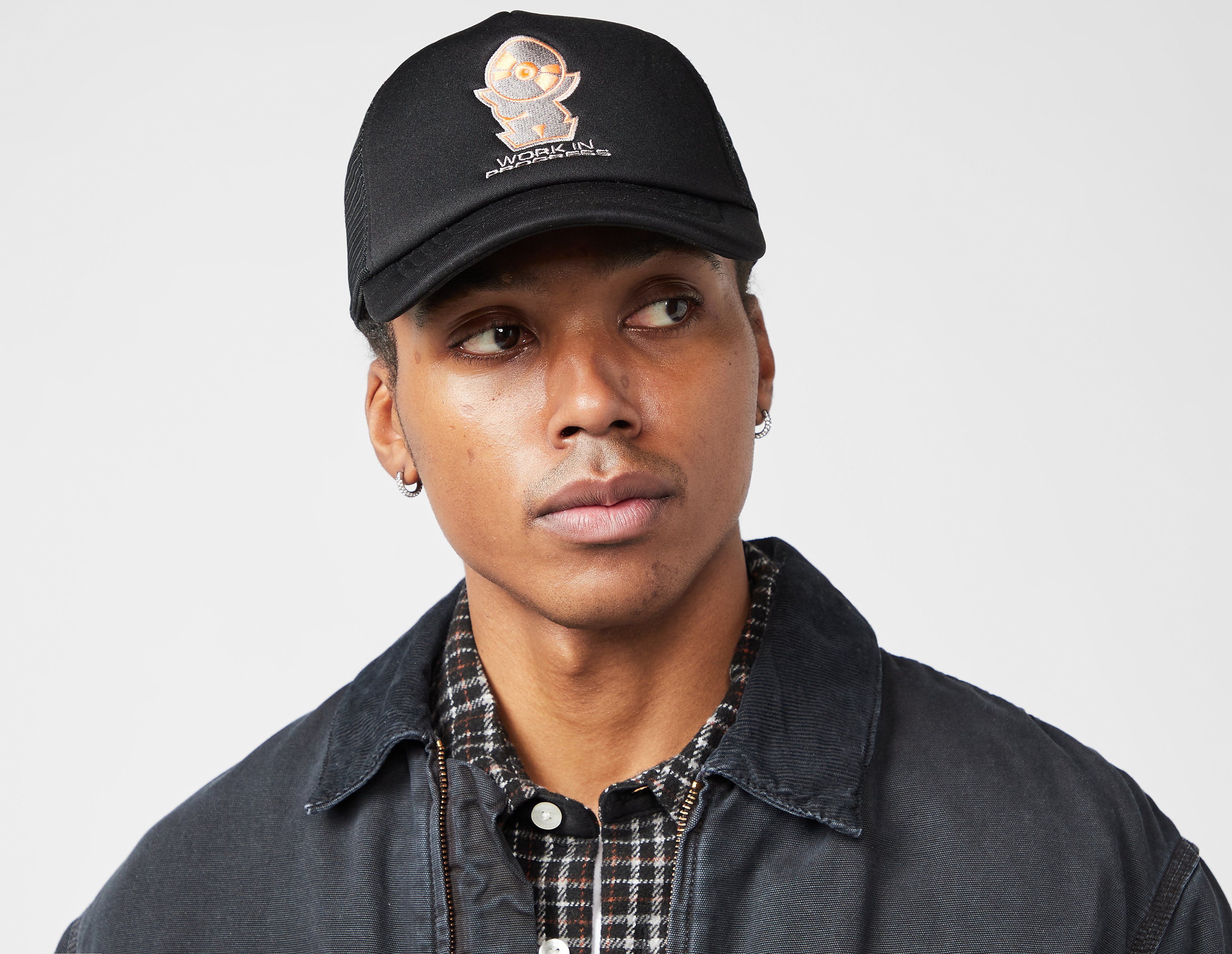 Carhartt WIP Harttronix Trucker Cap, Black
