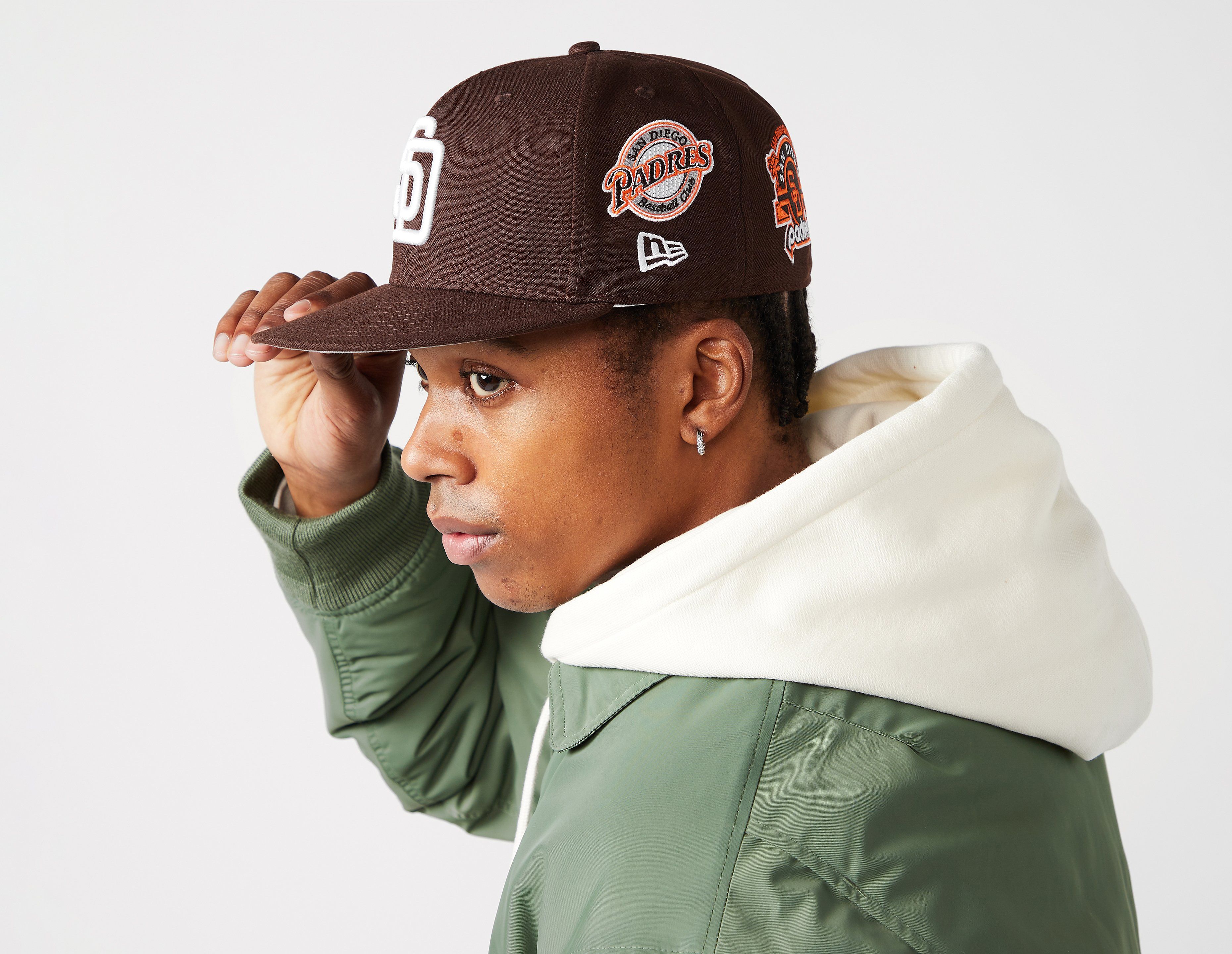 New era San Diego Padres Cooperstown Patch 59FIFTY Cap, Brown