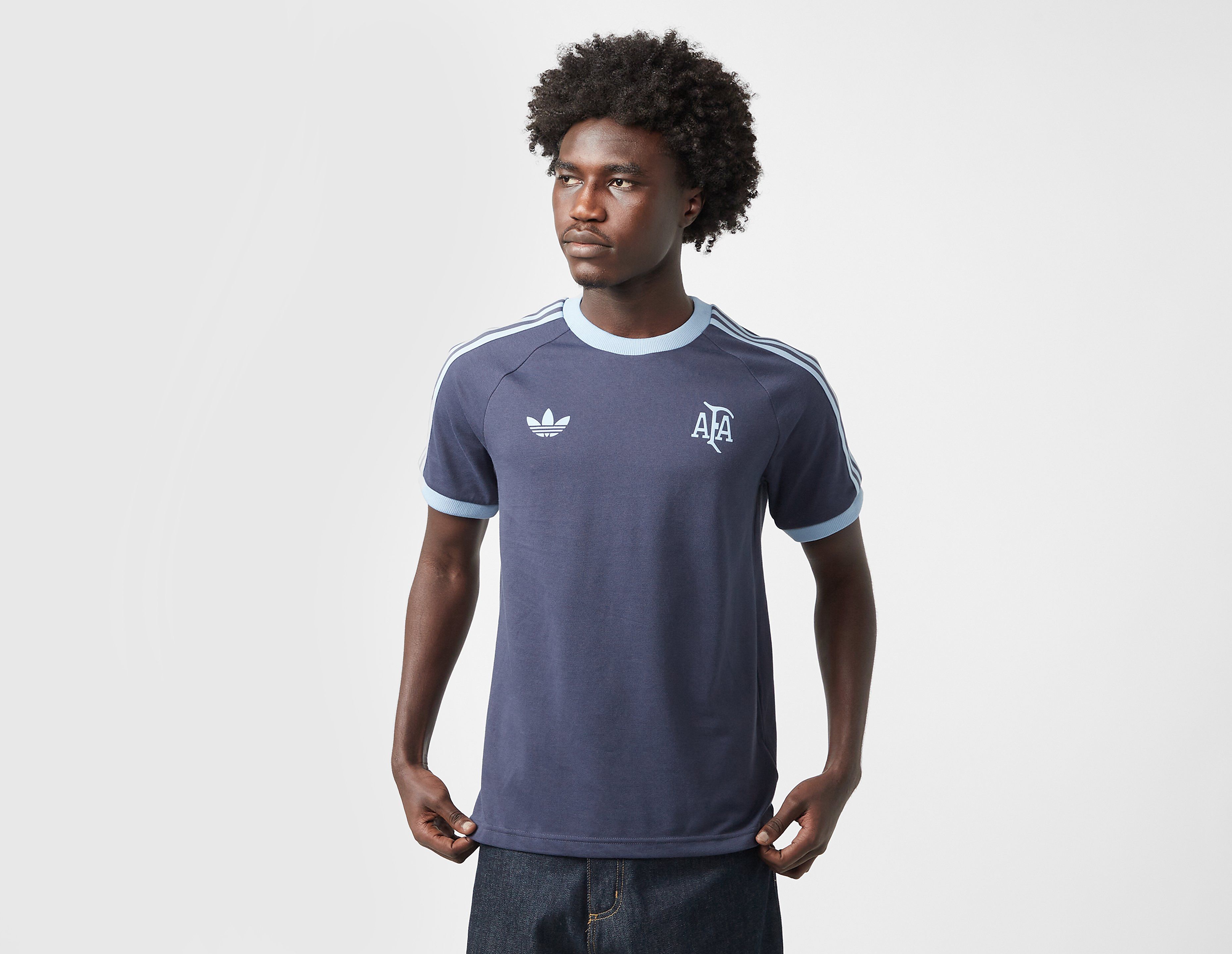 Adidas Originals Argentina Anniversary T-Shirt, Blue