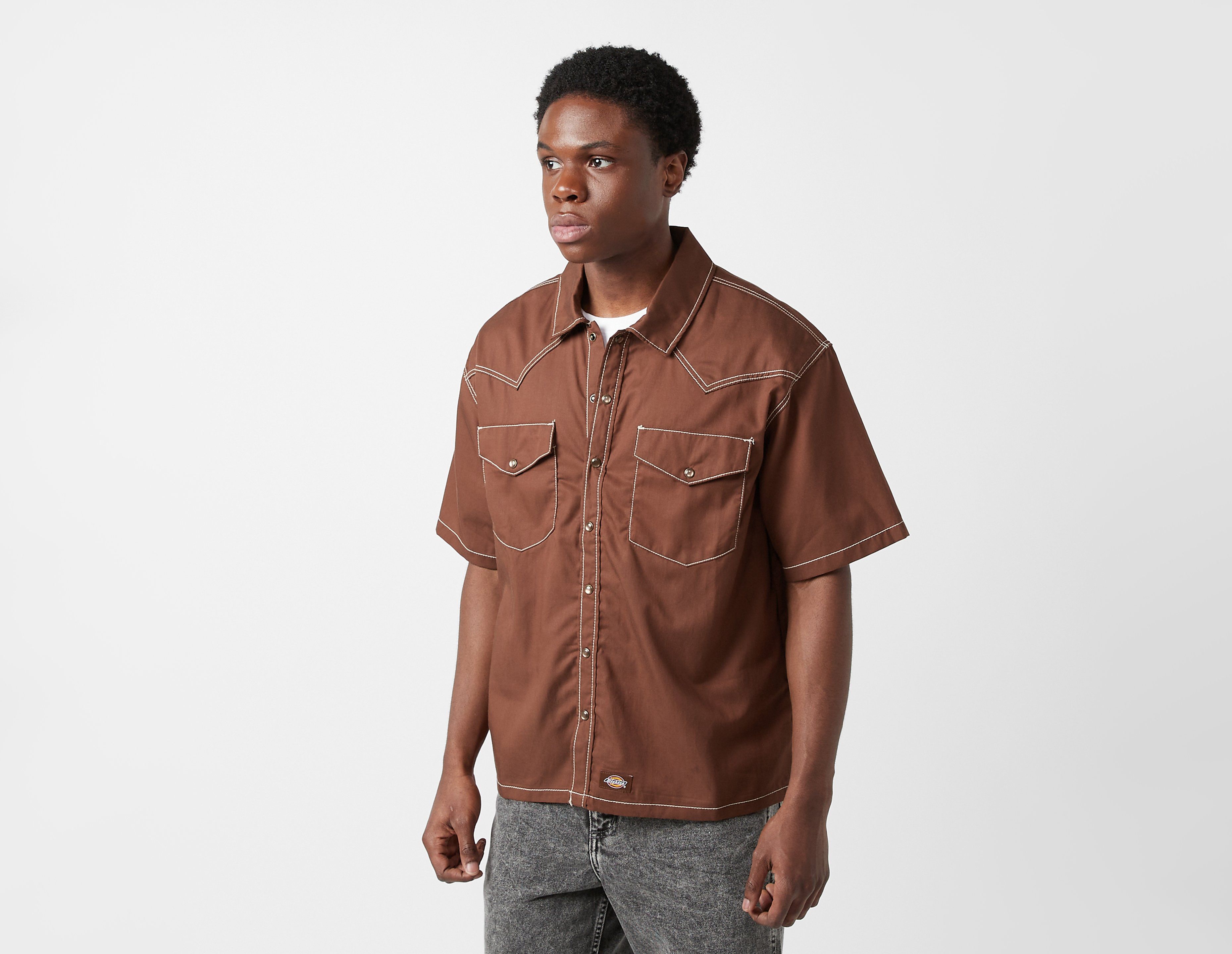 Dickies River Ranch Shirt, Brown