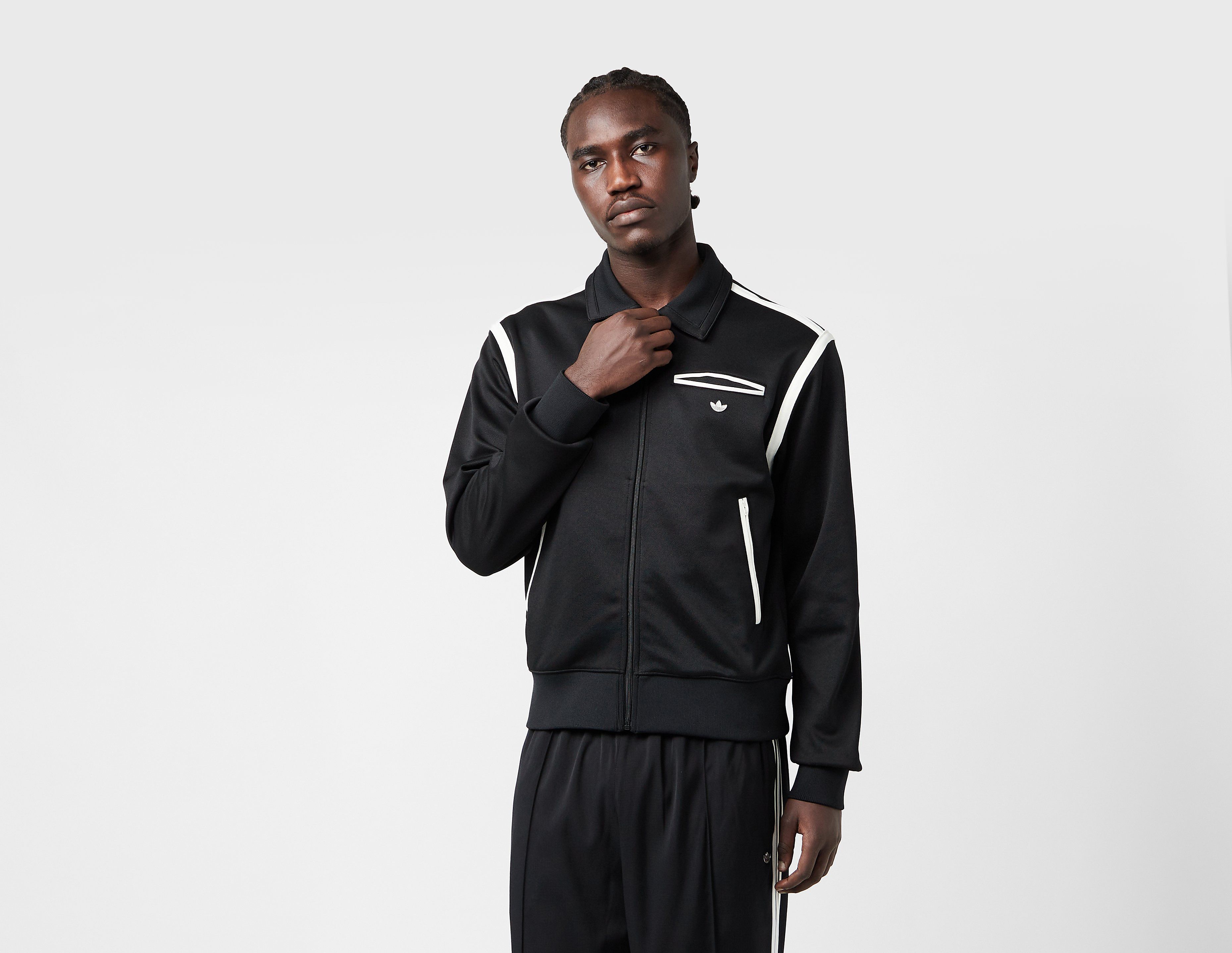 Adidas Originals Premium Collared Track Top, Black