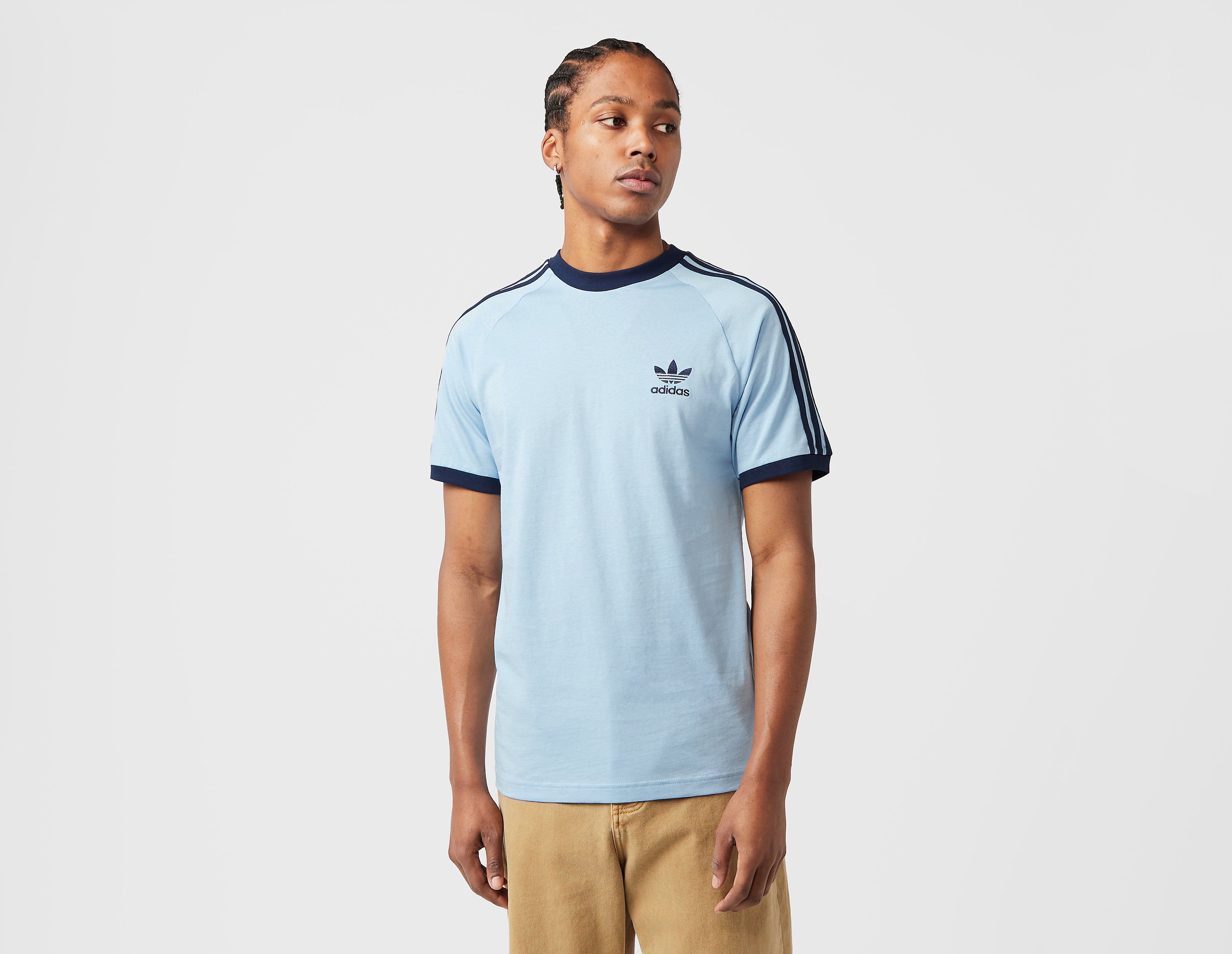 adidas Originals Adicolor Classics 3-Stripes T-Shirt, Blue