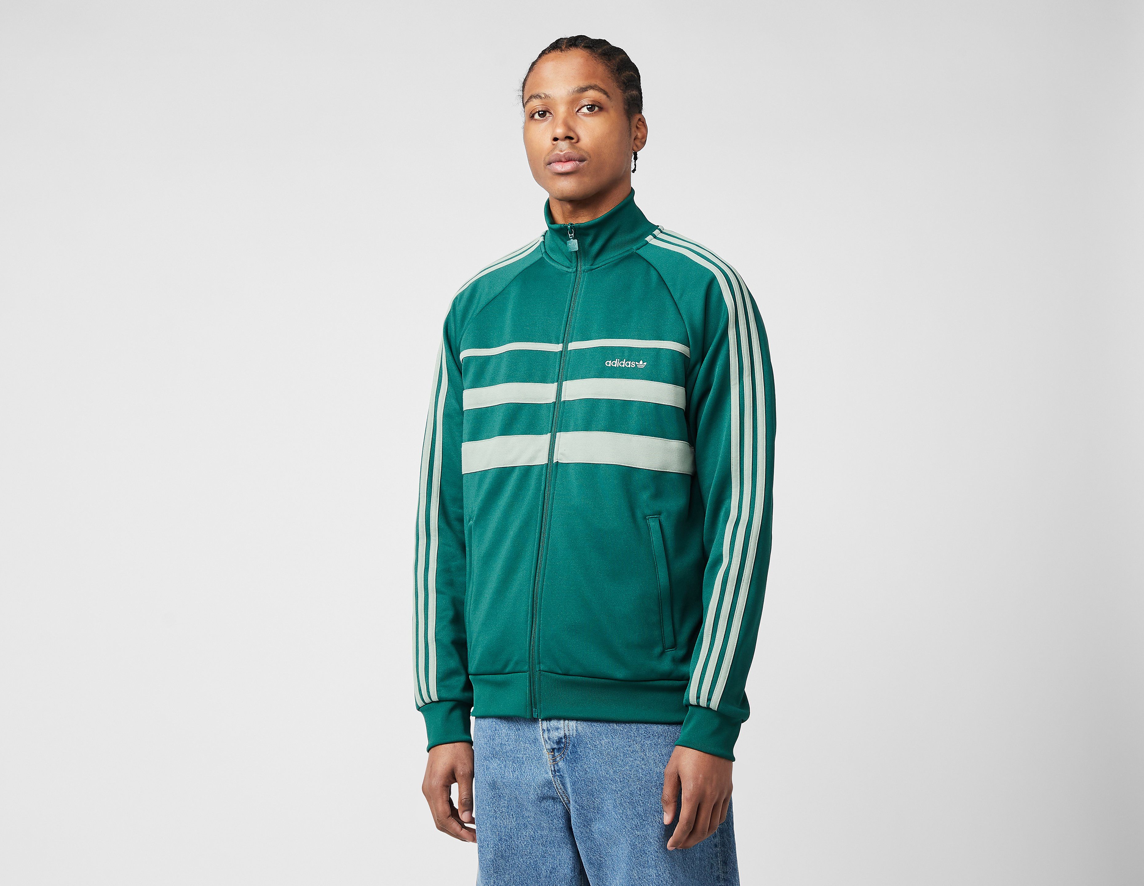 adidas Originals First Track Top - Green- Heren, Green