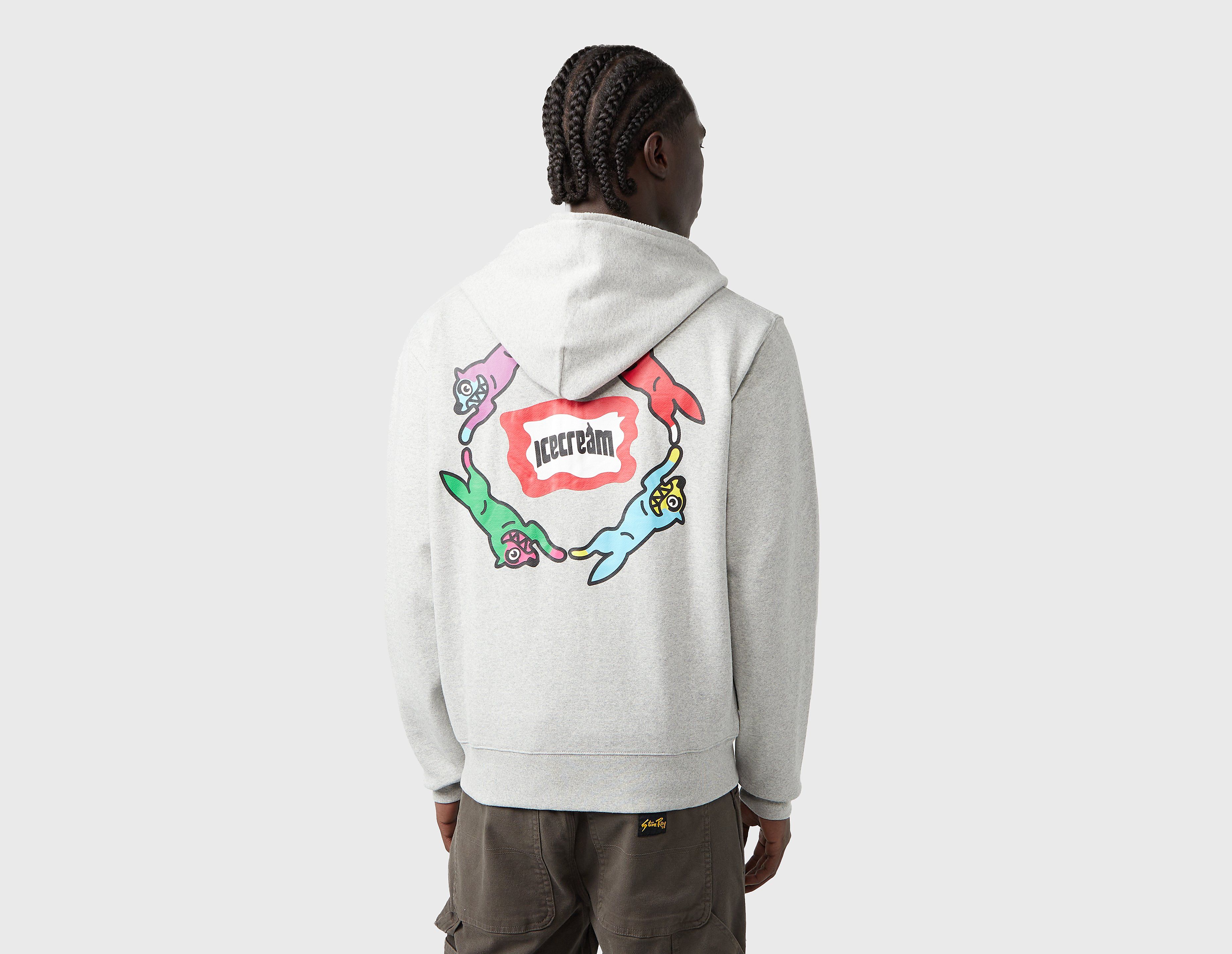 ICECREAM Roundabout Zip Hoodie, Grey